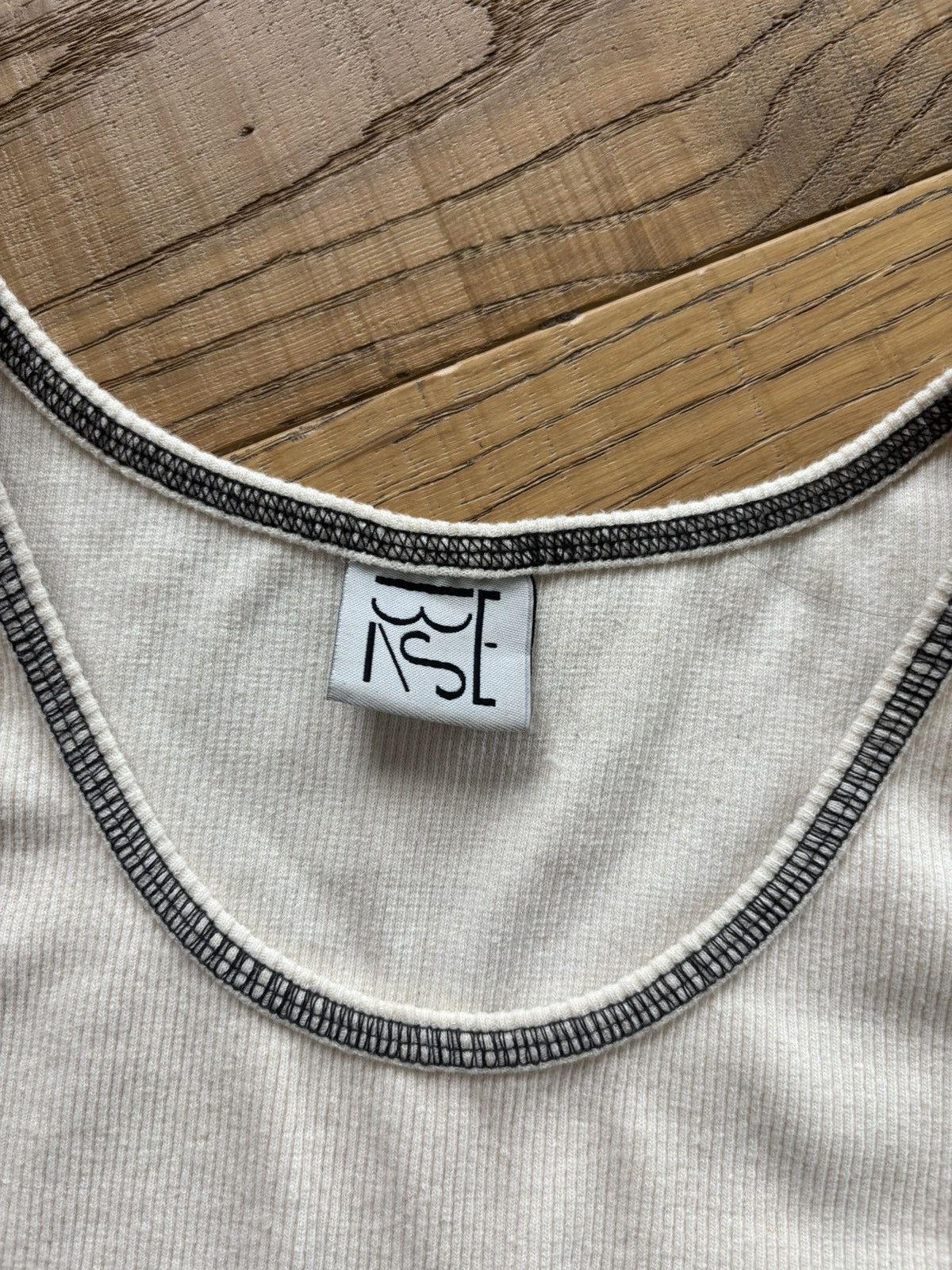 Baserange Baserange offwhite garble tank top Size S / US 4 / IT 40 - 3 Thumbnail
