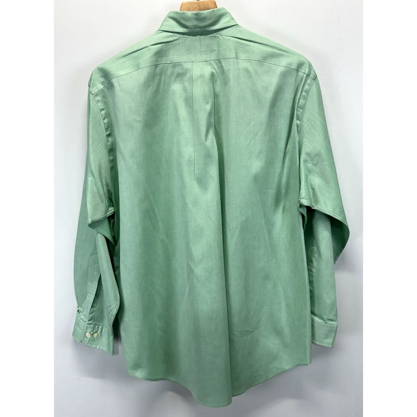 Ralph Lauren Ralph Lauren Oxford Shirt Mens 16.5 Green Classic Fit Button-Down Long Sleeve Pony Preppy Casual Business Size US XL / EU 56 / 4 - 3 Thumbnail