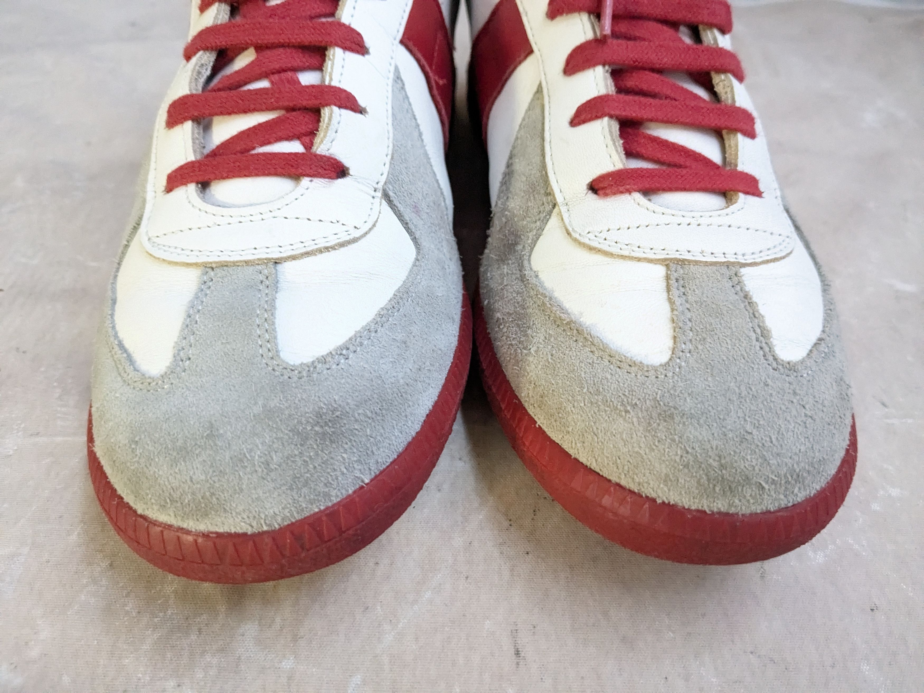 Maison Margiela White and red Maison Margiela replica GATs Size US 9 / EU 42 - 4 Thumbnail