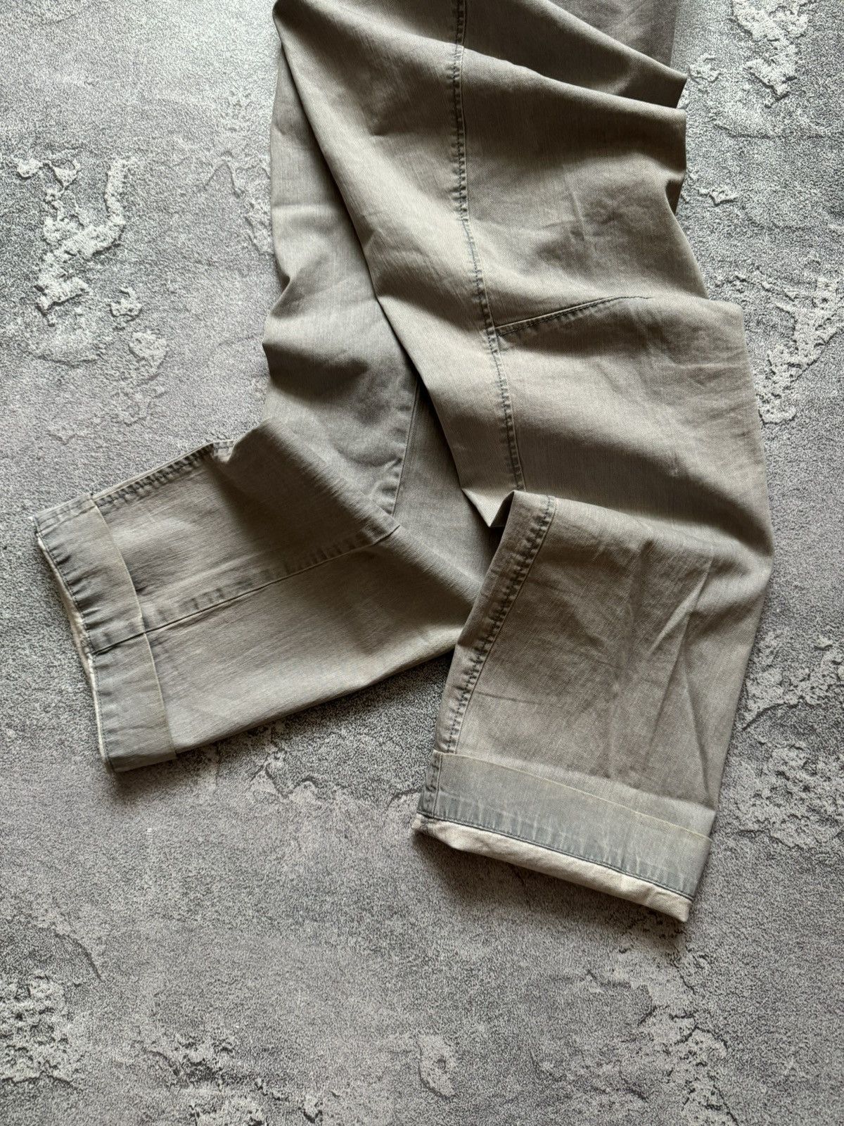 Vintage Oska 1size gray Wmns pant trouser chino relaxed faded Size 26" / US 2 / IT 38 - 16 Thumbnail