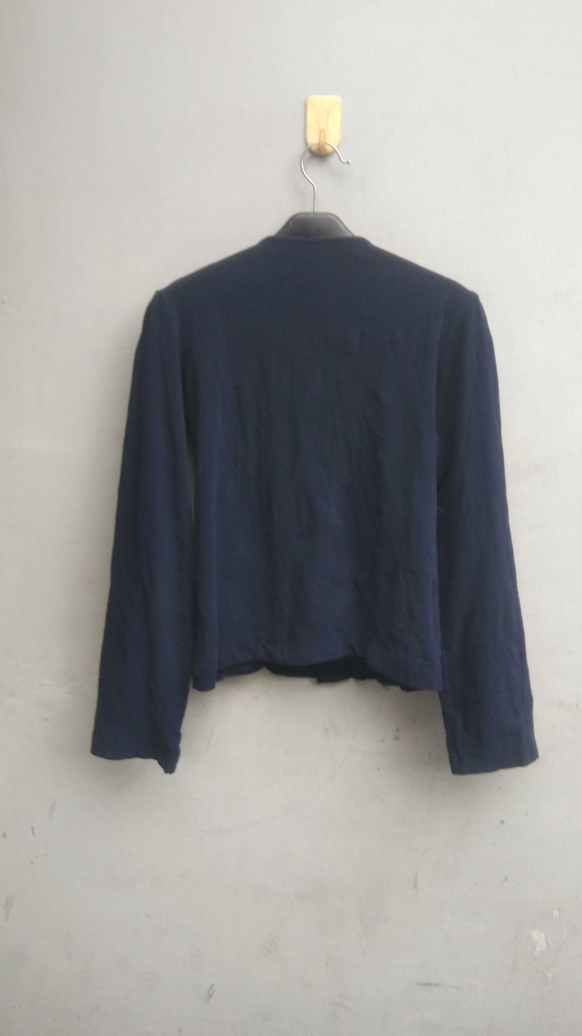 Comme des Garcons CDG 1996 navy tops cardigan Size S / US 4 / IT 40 - 9 Thumbnail