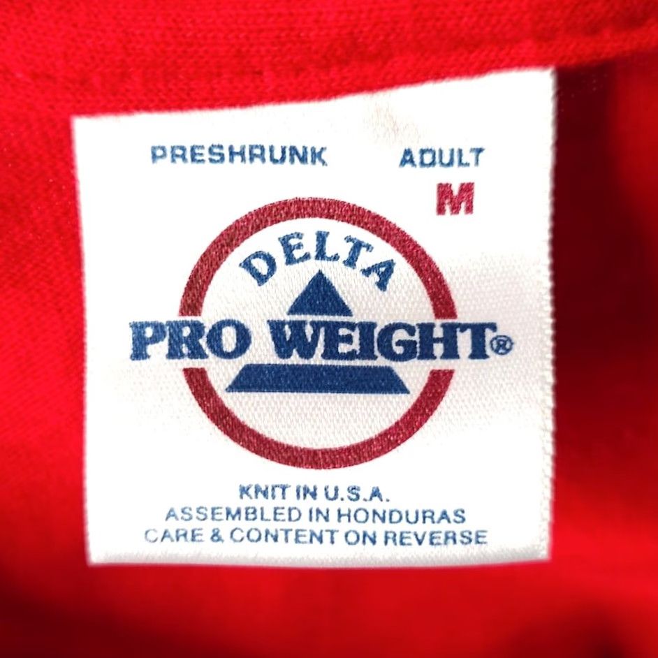 Delta VINTAGE National Physical Fitness Award T Shirt Mens Size Medium Red Y2K Size US M / EU 48-50 / 2 - 5 Thumbnail
