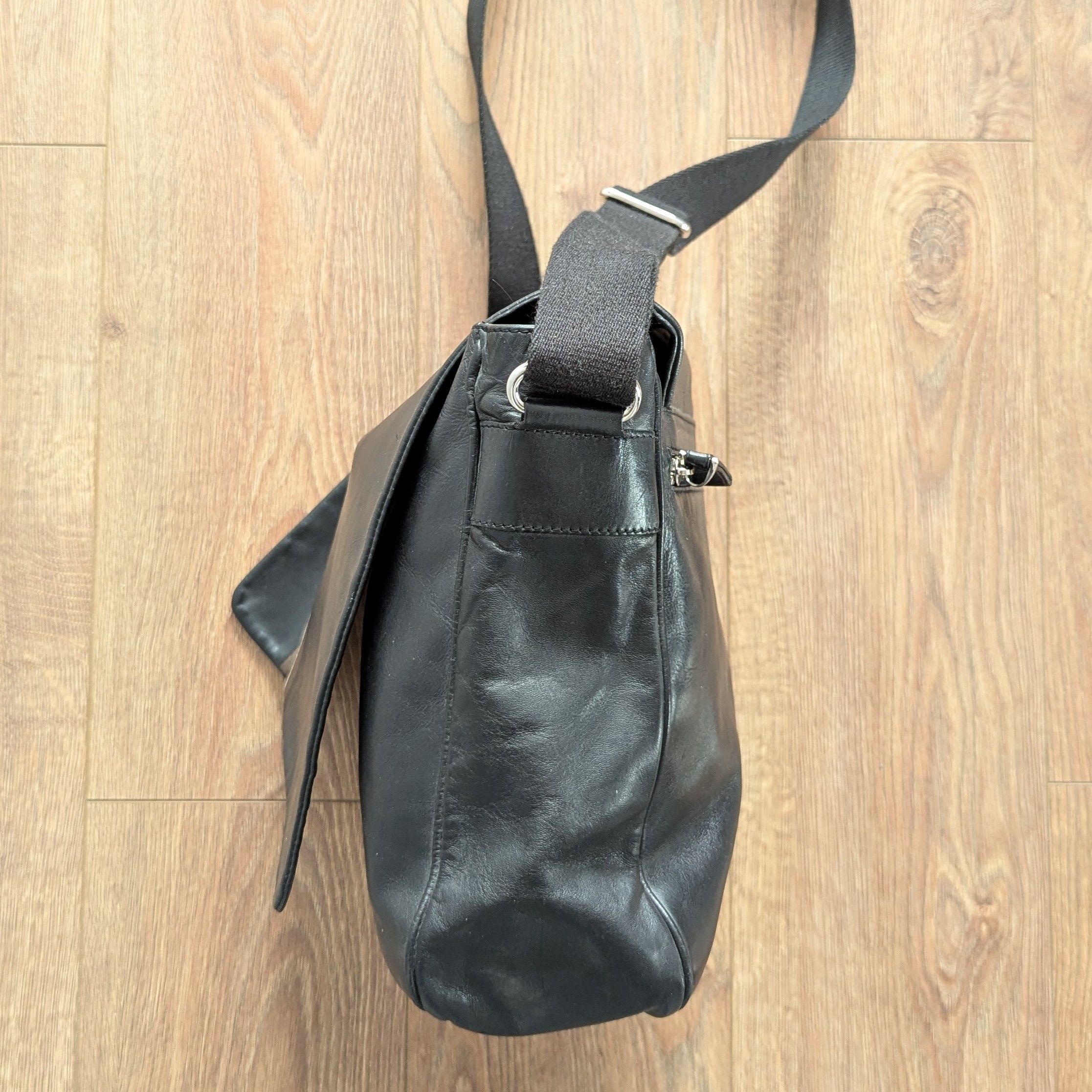 Bally × Leather Bally Crossbody Leather Messenger Bag Made In Italy Luxury Size ONE SIZE - 7 Thumbnail