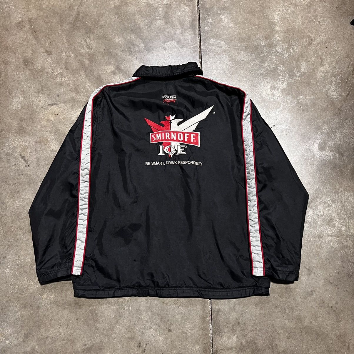 NASCAR Vintage Smirnoff Ice NASCAR Jacket Kurt Busch Zip Up Racing Size US XL / EU 56 / 4 - 7 Thumbnail