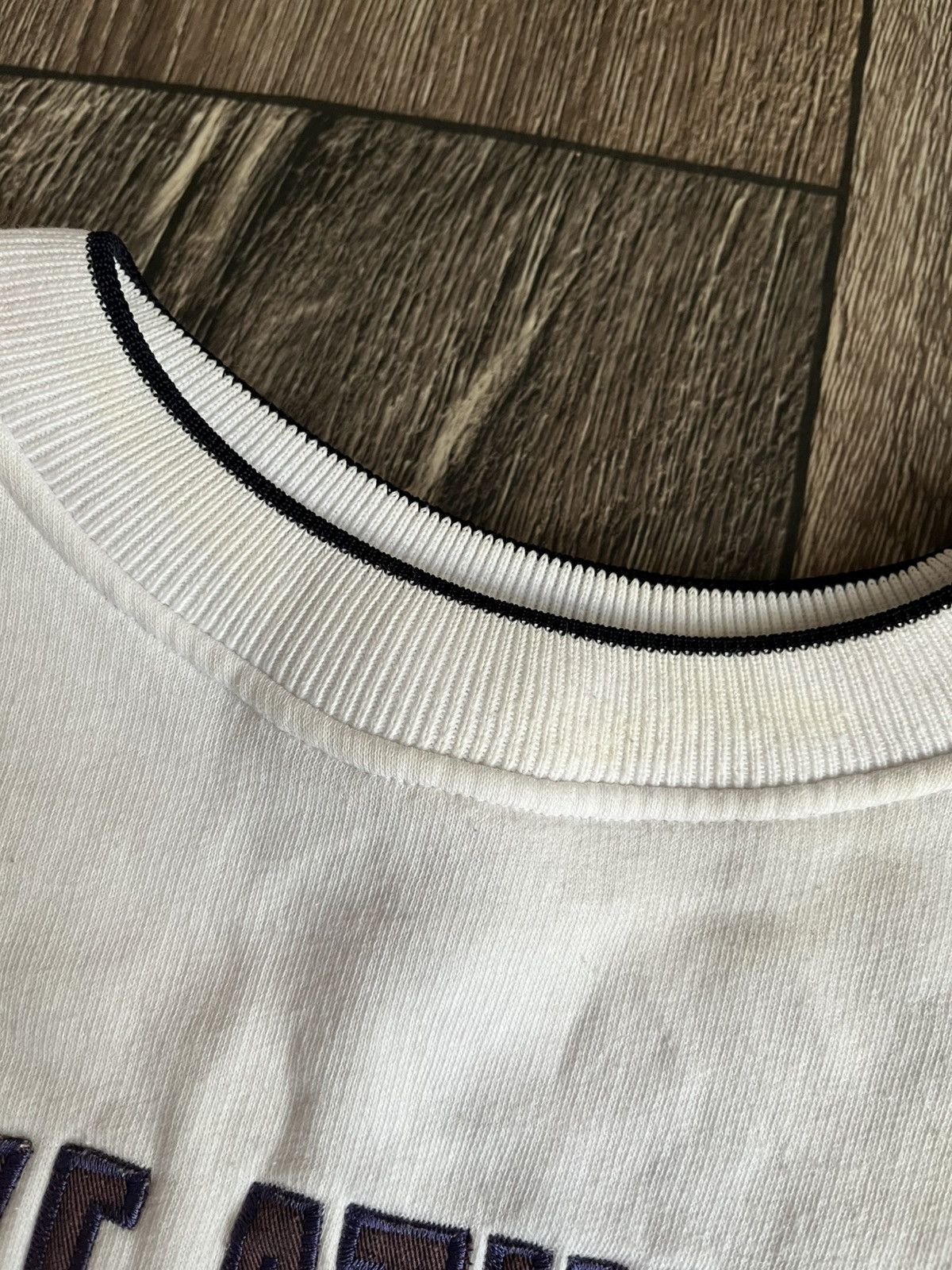 Nike × Vintage Y2K 1990s Nike Athletic Logo Boxy Fit Vintage Sweatshirt Size US XL / EU 56 / 4 - 3 Thumbnail