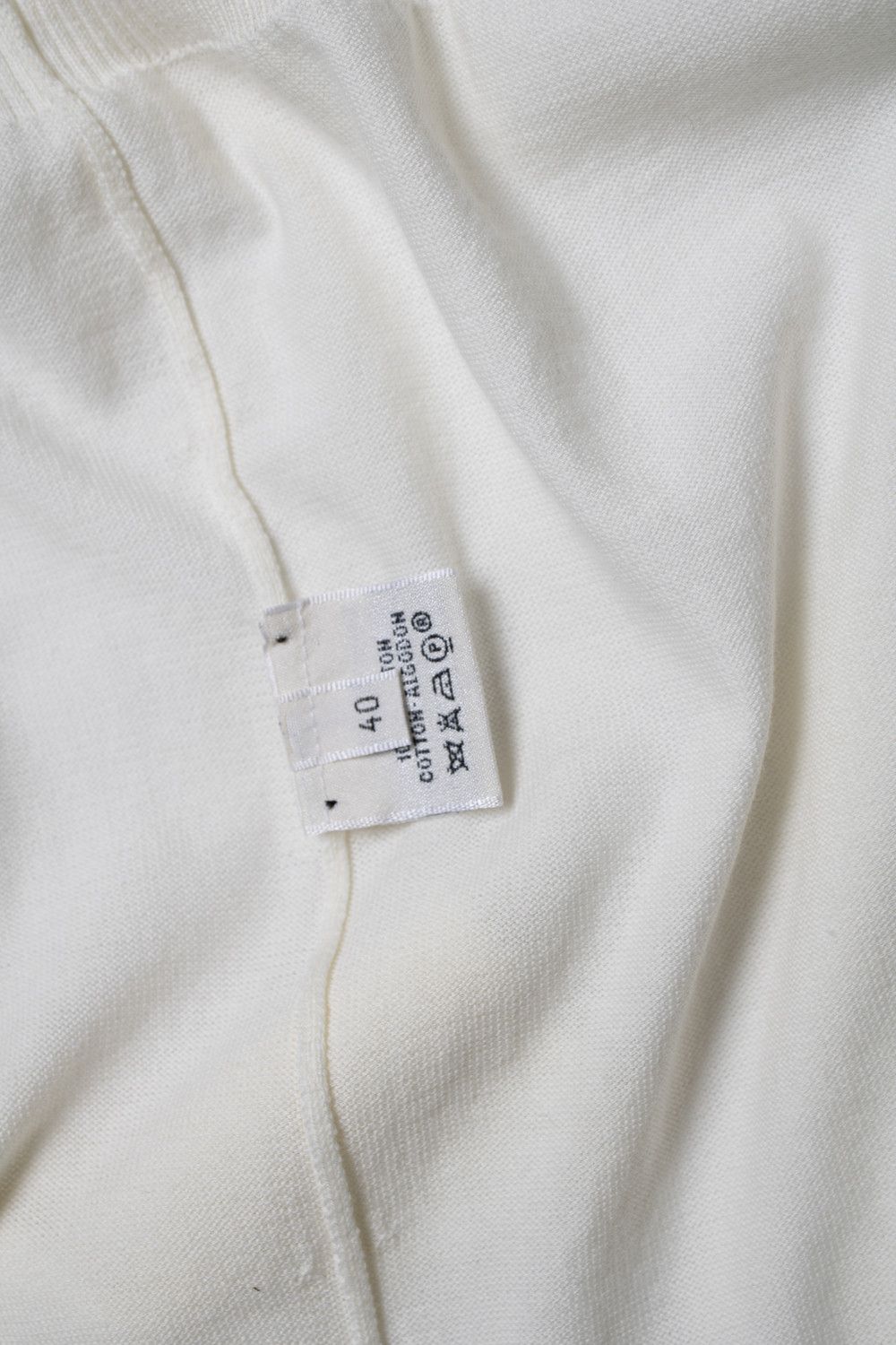Hermes Hermes, white cardigan with buckle belt Size M / US 6-8 / IT 42-44 - 6 Thumbnail