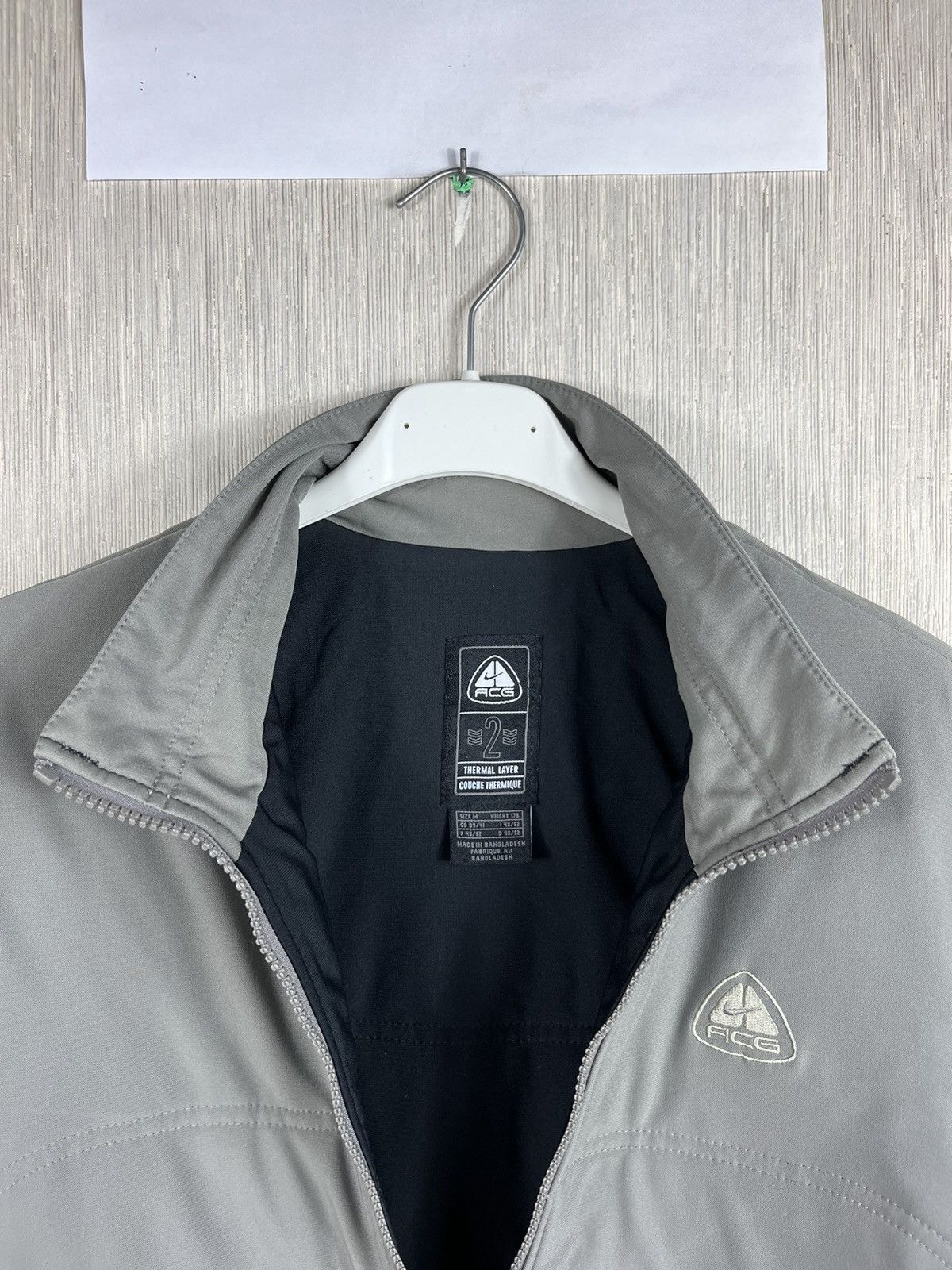Nike × Nike ACG × Vintage Vintage Nike ACG thermal layer quilted logo jacket fleece Size US M / EU 48-50 / 2 - 16 Thumbnail