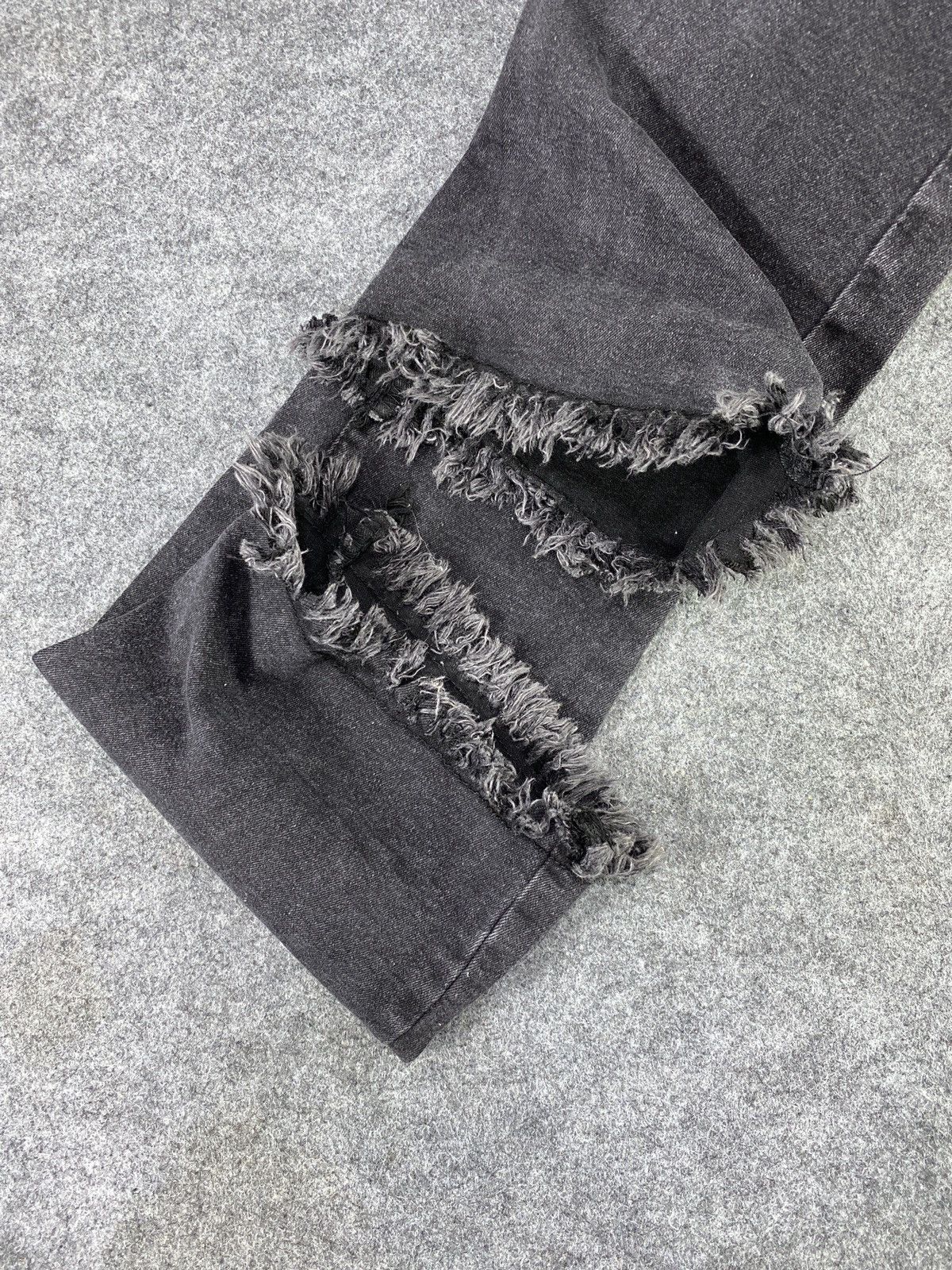 Japanese Brand × Jean Japanese Brand Smile Orchid Black Flare Jeans - J1063 Size 25" / US 0 / IT 36 - 11 Thumbnail