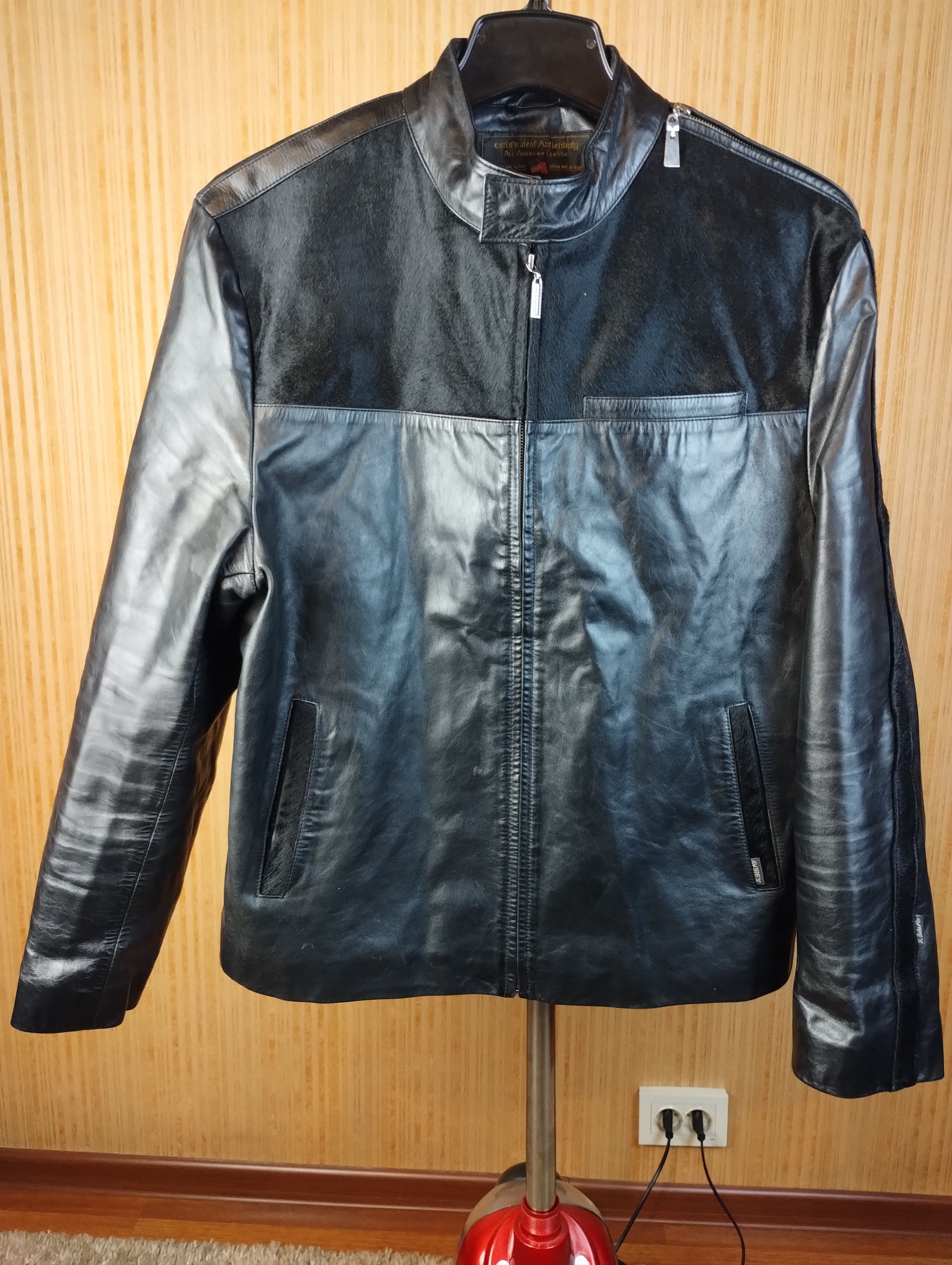 Avirex Avirex USA Men’s Black Leather Jacket Size XL Excellent Cond Size US XL / EU 56 / 4 - 1 Thumbnail