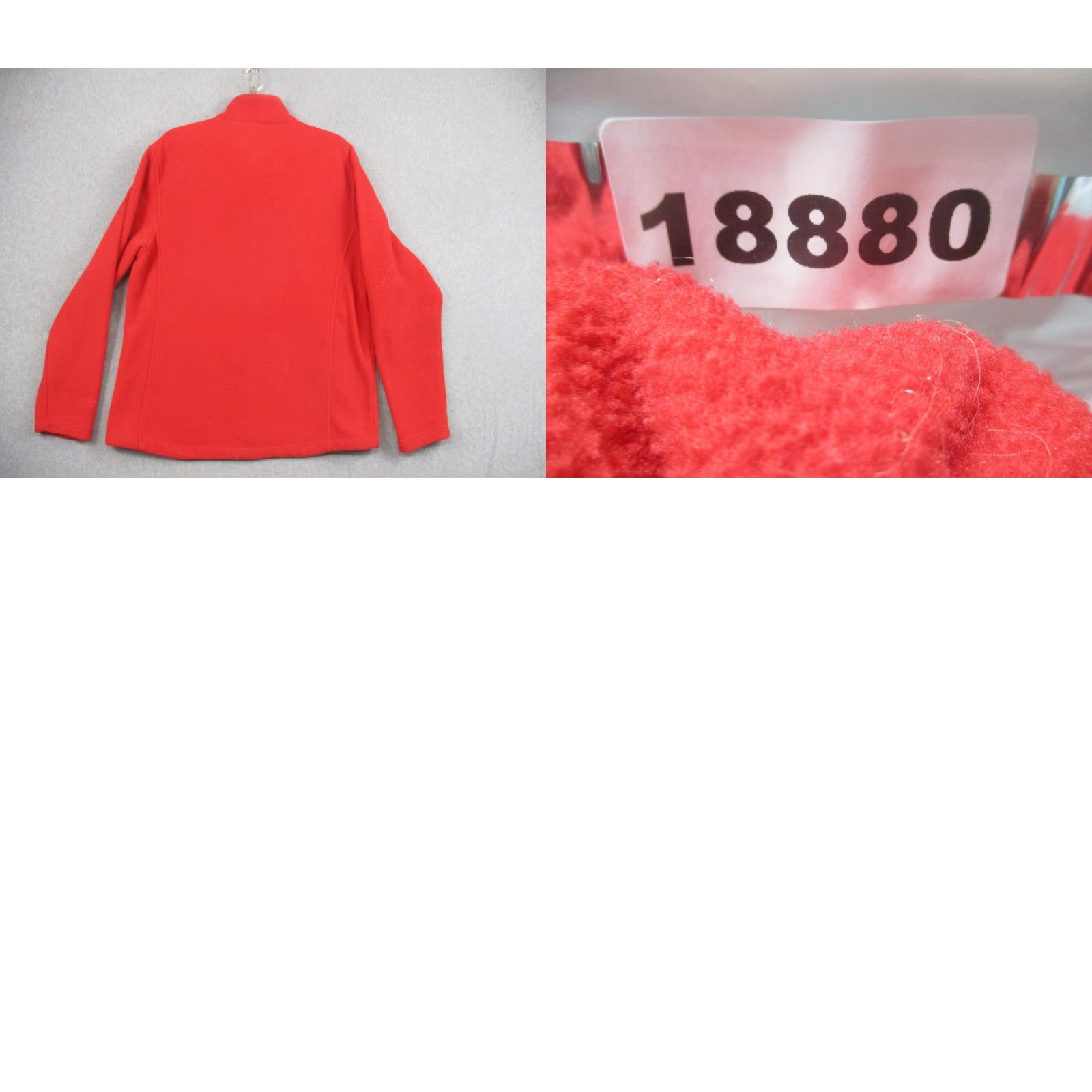 Port Authority Port Authority Jacket Mens Large Red Fleece Full Zip Buc-ee's Logo Embroidered Size US L / EU 52-54 / 3 - 8 Thumbnail