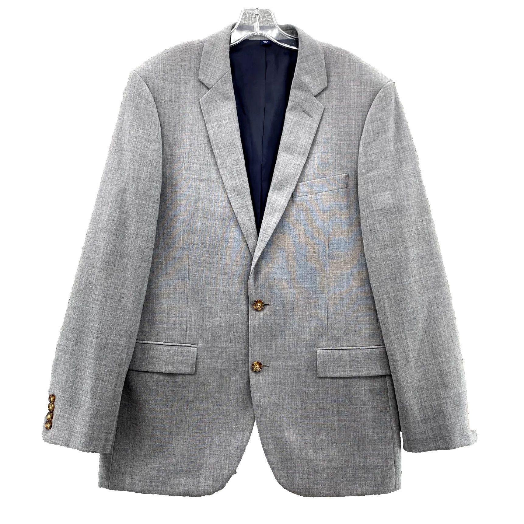 J.Crew J.Crew Thompson Blazer Men's 42L Gray Wool Sport Coat Classic Business Corpcore Size 42R - 2 Thumbnail