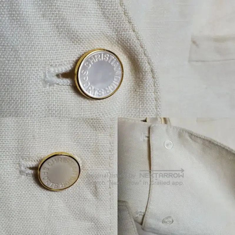 Dior Dior Beige Summer Logo Sleeveless Cardigan . Size M / US 6-8 / IT 42-44 - 5 Thumbnail