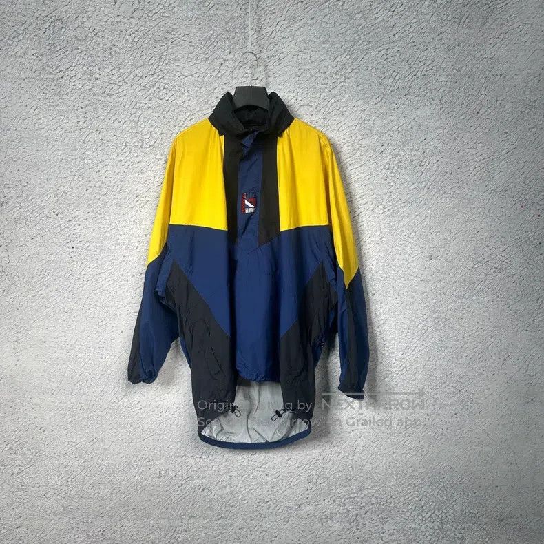 Balenciaga Balenciaga Yellow and blue color-blocked windbreaker, size Size US S / EU 44-46 / 1 - 1 Thumbnail