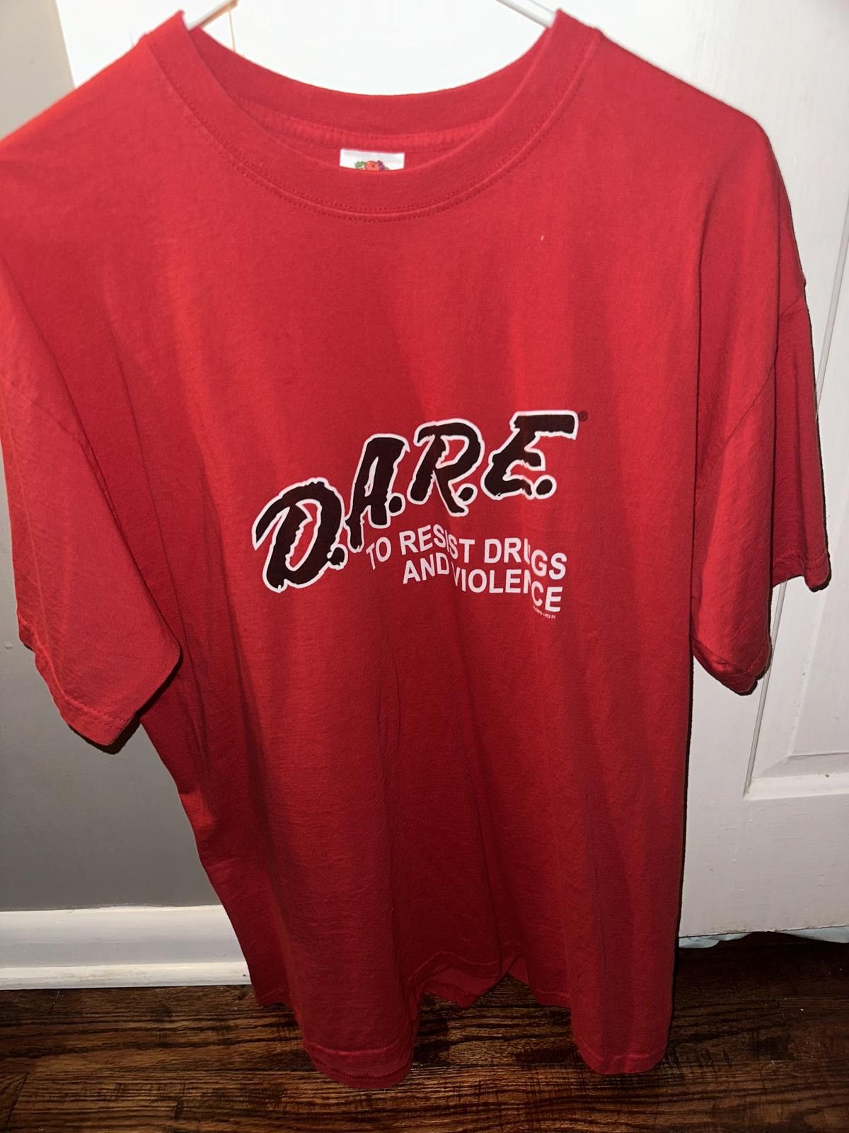 Designer Vintage Style D.A.R.E Drugs T-Shirt Size Women’s or Youth XL Size XL / US 12-14 / IT 48-50 - 1 Thumbnail