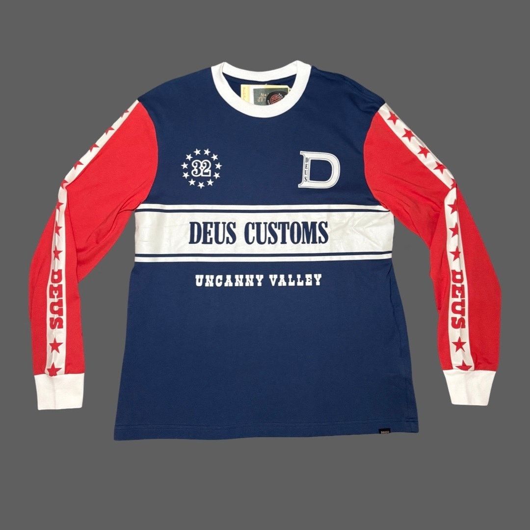 Deus Ex Machina Deus Ex Machina Box Fit Round Up Long Sleeve Tee Size M NWT Size US M / EU 48-50 / 2 - 1 Thumbnail