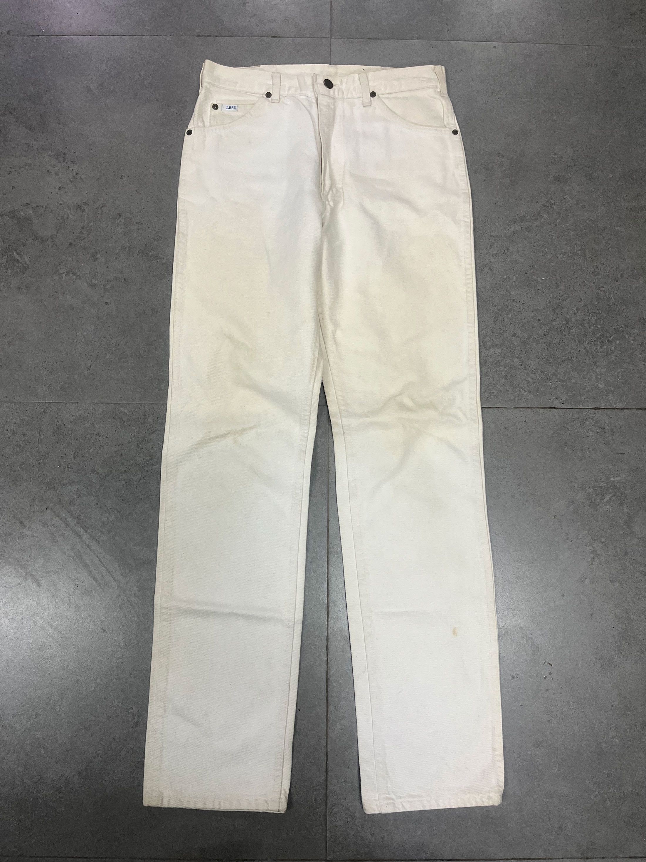 Lee Vintage Lee American Jeans 80s 90s Plain Blank Size US 30 / EU 46 - 1 Thumbnail