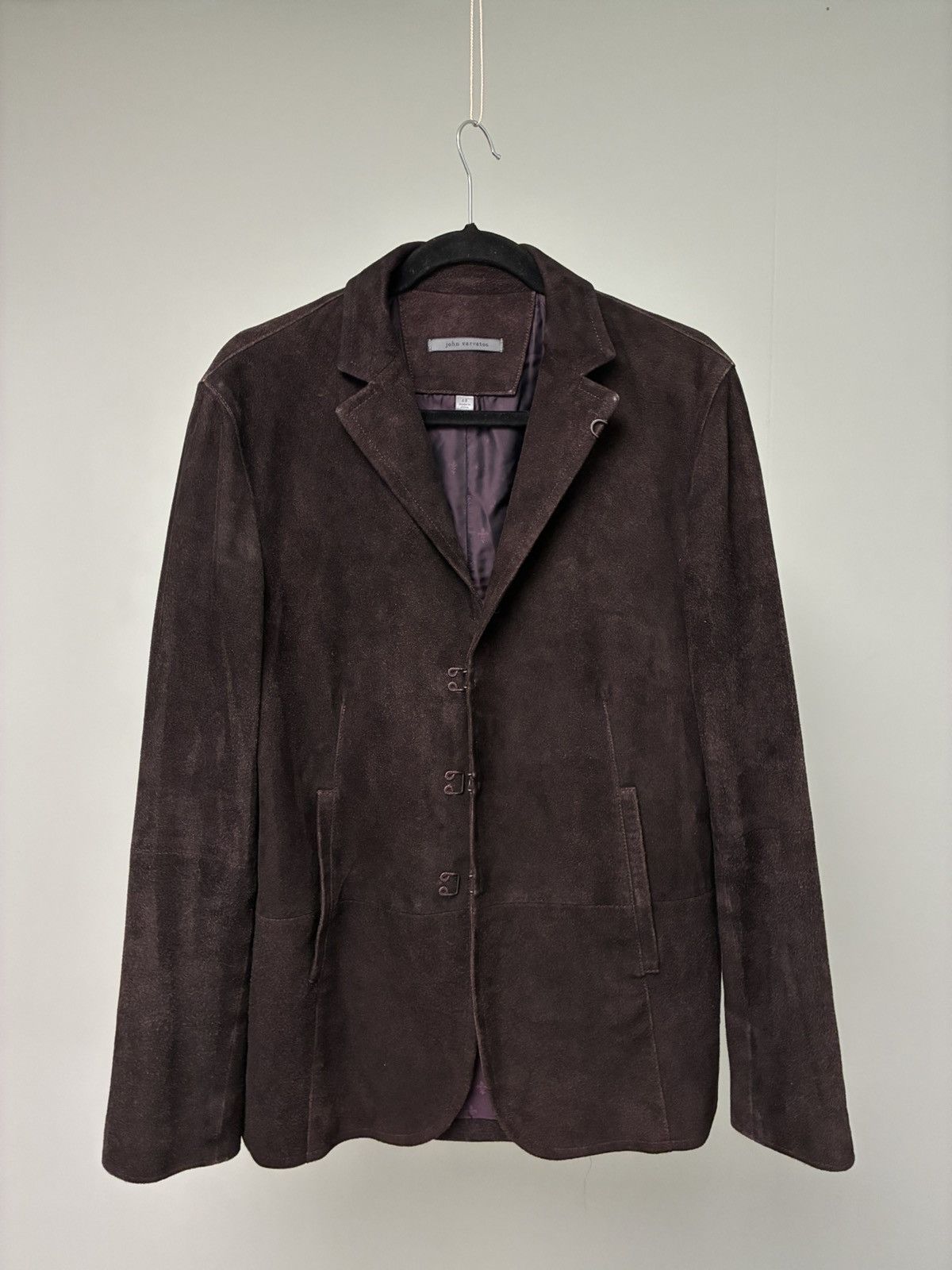 John Varvatos Suede hook and bar jacket EU 48 USA 38 Size US M / EU 48-50 / 2 - 6 Thumbnail