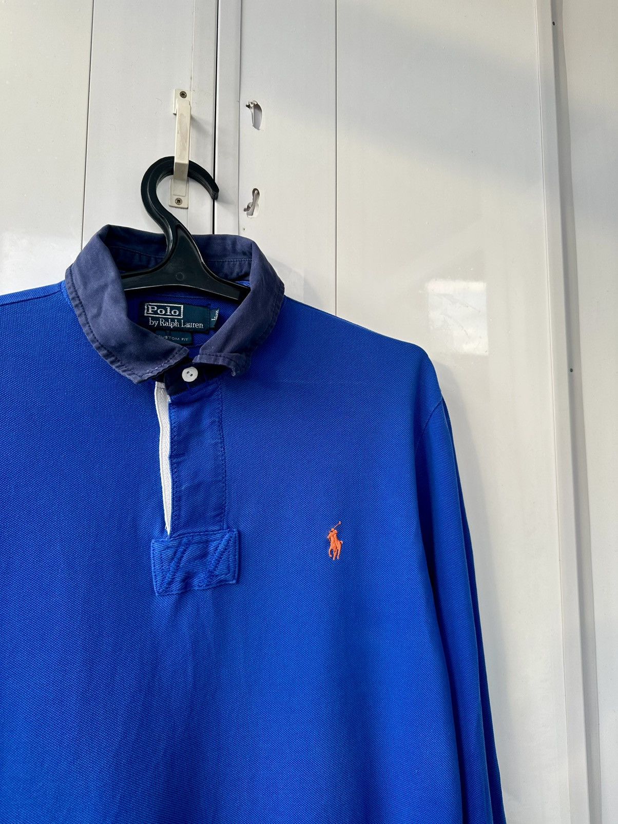 Polo Ralph Lauren Vintage Polo Ralph Lauren Sleeve Rugby Orange Logo Size US L / EU 52-54 / 3 - 5 Thumbnail