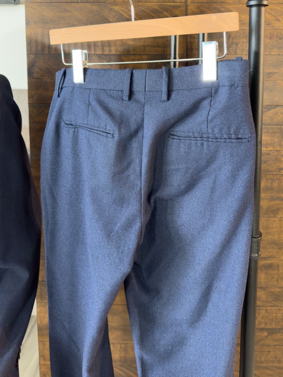 Zara Navy Zara Suit 40R + 33R Size 40L - 10 Thumbnail