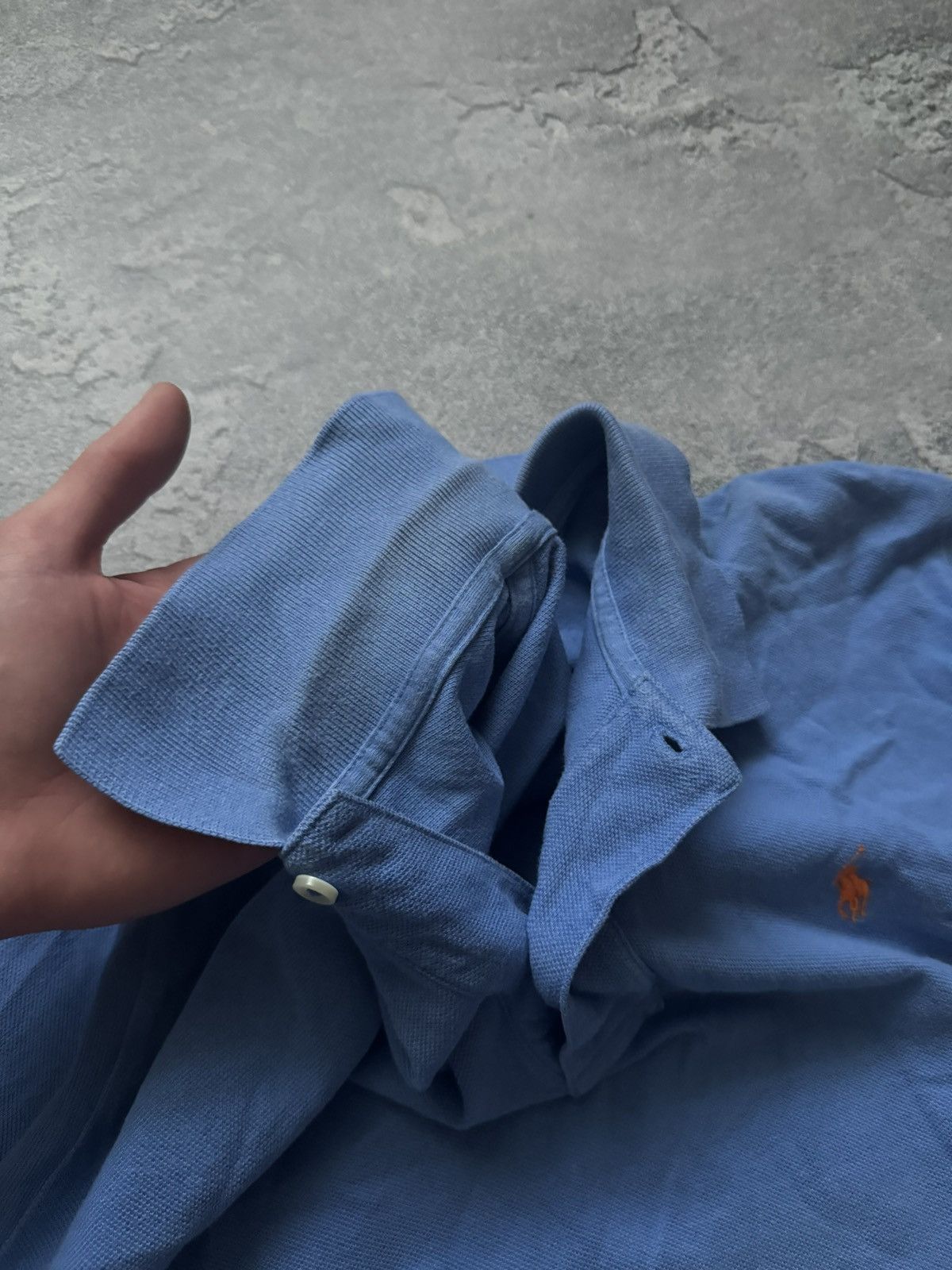 Polo Ralph Lauren × Vintage Polo Ralph Lauren L blue polo tee Tshirt relaxed dress rugby Size US L / EU 52-54 / 3 - 8 Thumbnail