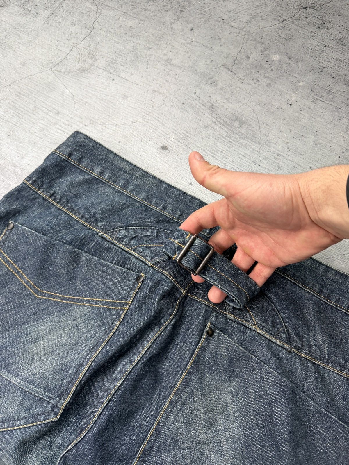 Diesel Levi’s Engineered style Jeans Vibe Belt Jeans Y2K Size US 36 / EU 52 - 4 Thumbnail