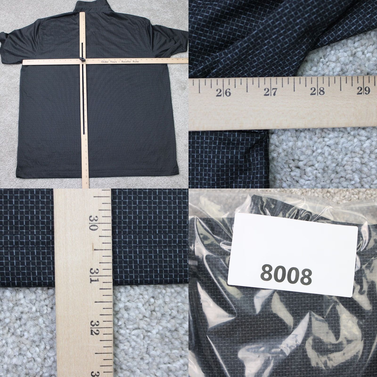 Callaway Callaway Polo Shirt Mens 2XL Black Geometric Opti-Dri Short Sleeve Polo Shirt Size US XXL / EU 58 / 5 - 8 Thumbnail