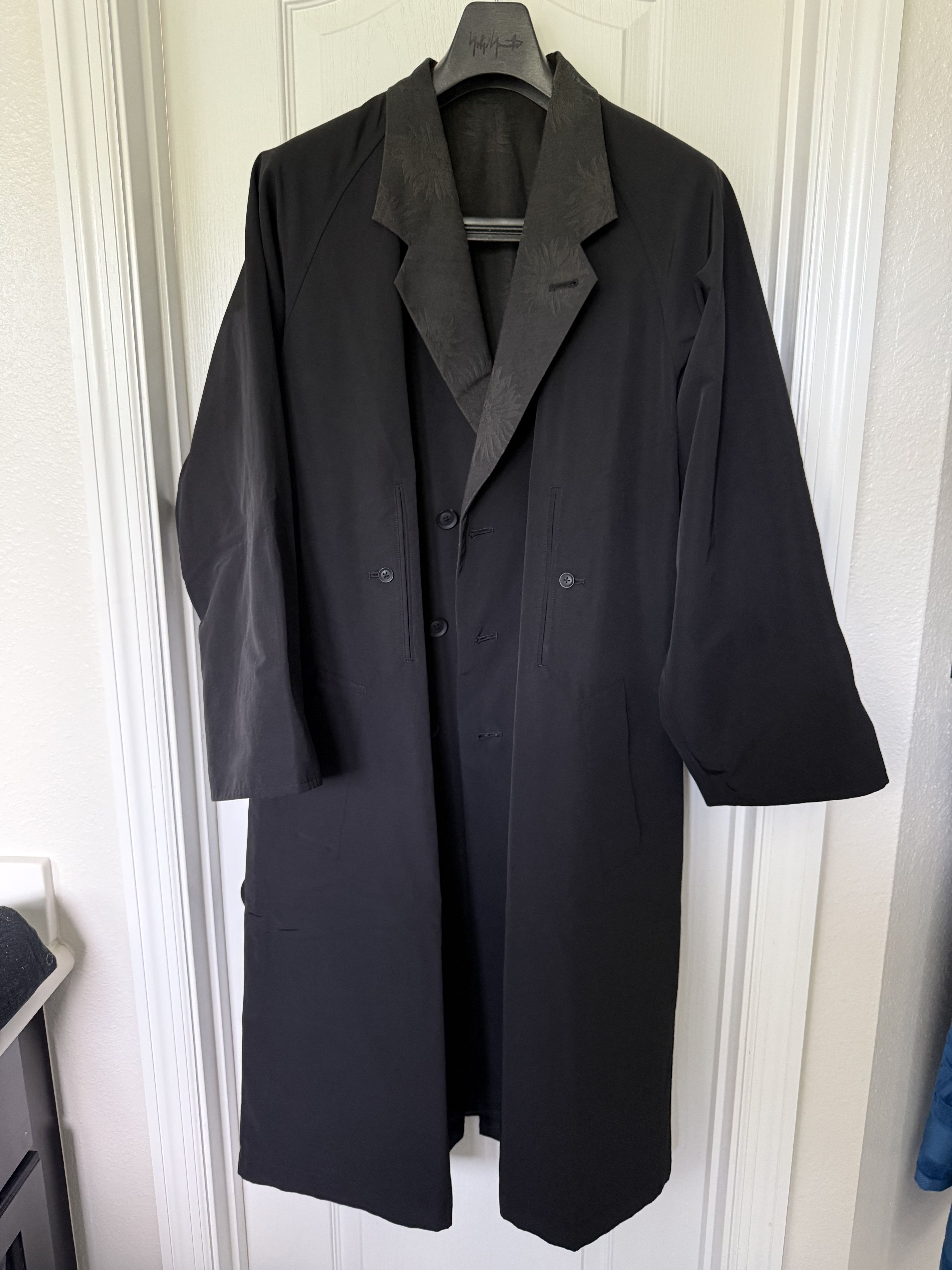 Yohji Yamamoto YYPH Runway 24AW Reversible Raglan Coat Size US S / EU 44-46 / 1 - 2 Thumbnail