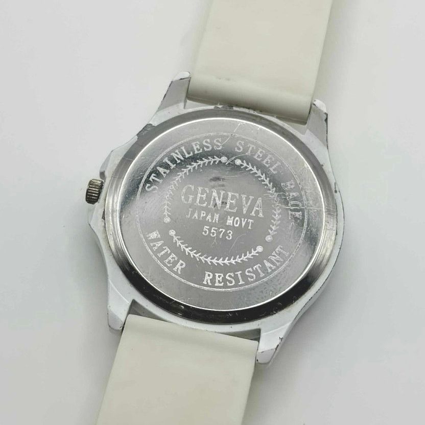 Geneva White Geneva Men’s Watch Size ONE SIZE - 5 Thumbnail