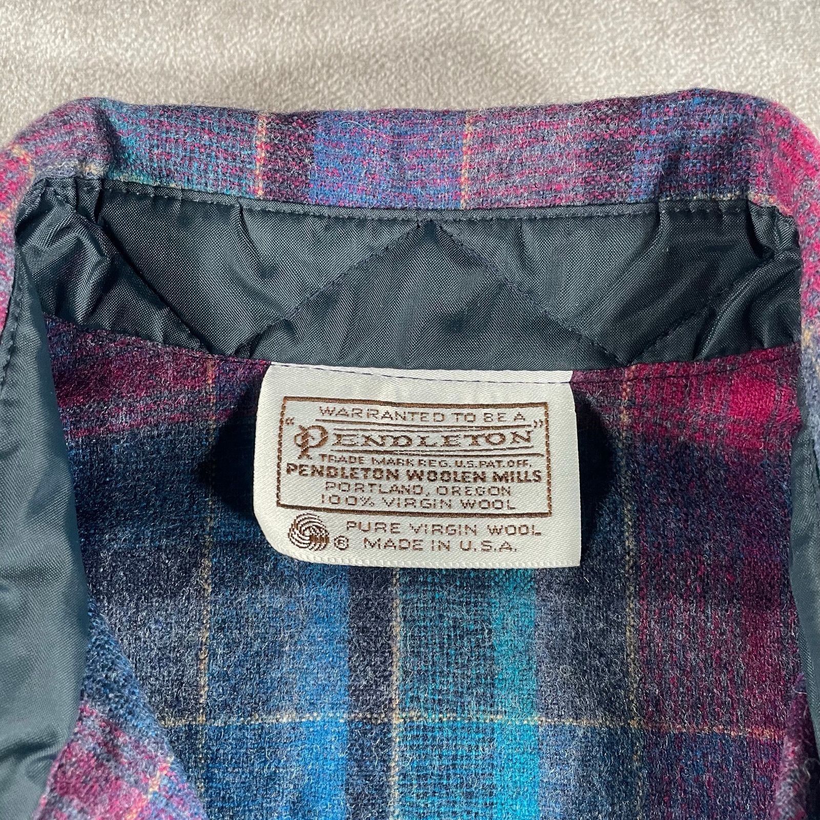 Pendleton 80s NWT Pendleton Knockabouts Pink Blue Plaid Button Down Size US M / EU 48-50 / 2 - 3 Thumbnail