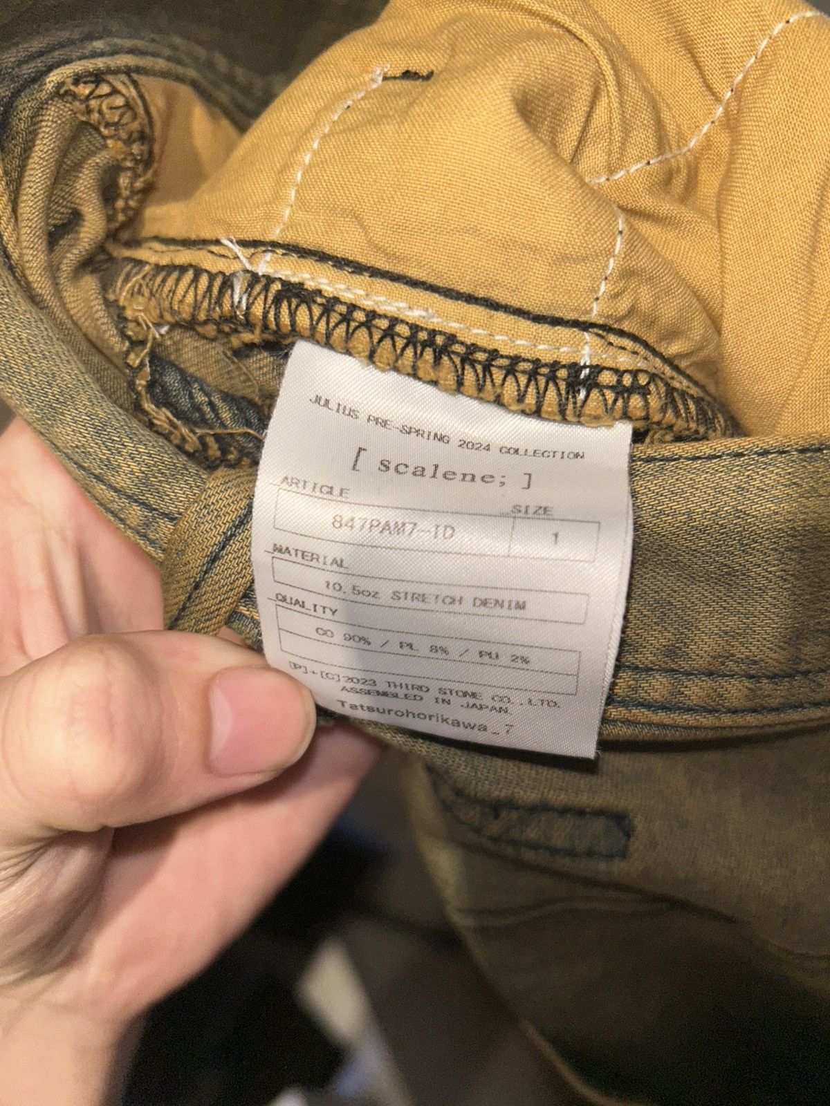 Julius JULIUS 7 SPIRAL CUT IN INDIGO STRETCH DENIM Size US 29 - 5 Thumbnail