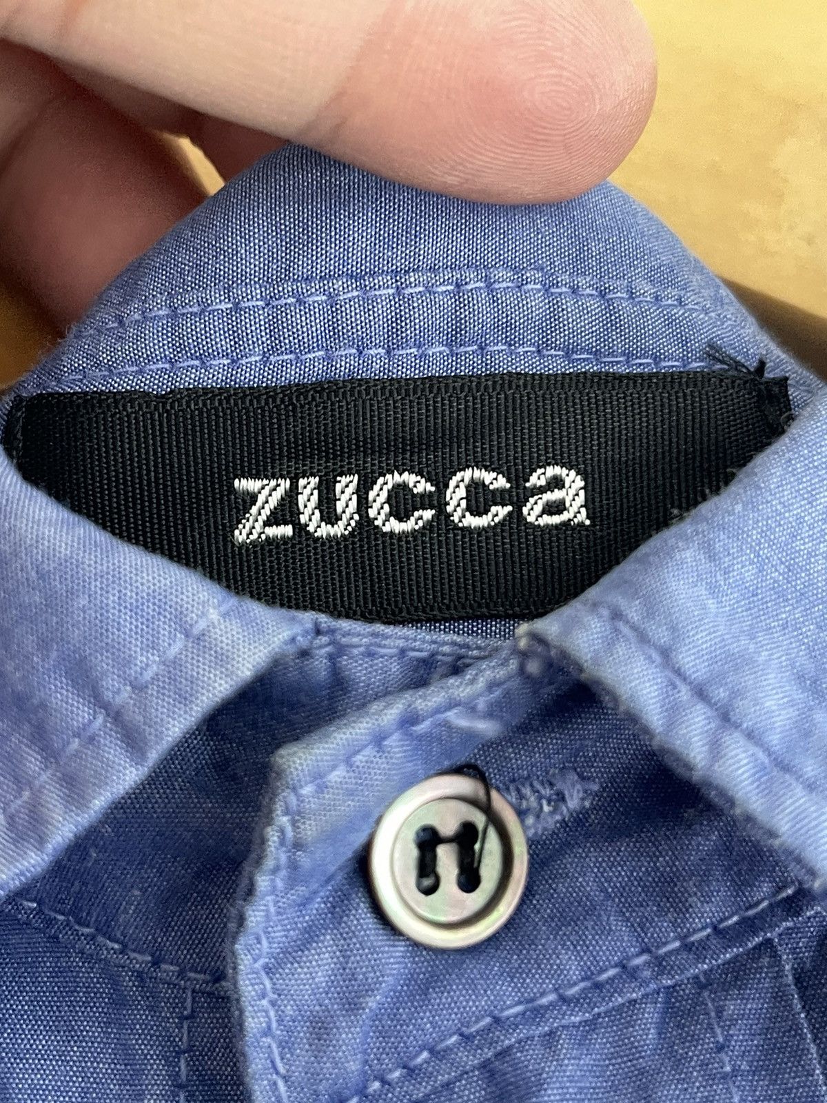 Japanese Brand × Zucca Zucca Oversized Button Shirt Size ONE SIZE - 5 Thumbnail