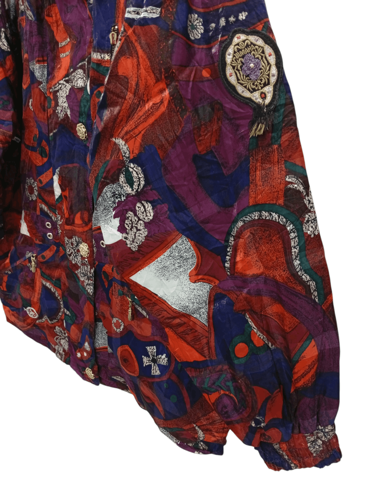 Vintage × Yamaha 🔥🔥Vintage Yamaha Ladies Full Print Jacket Size XL / US 12-14 / IT 48-50 - 11 Thumbnail