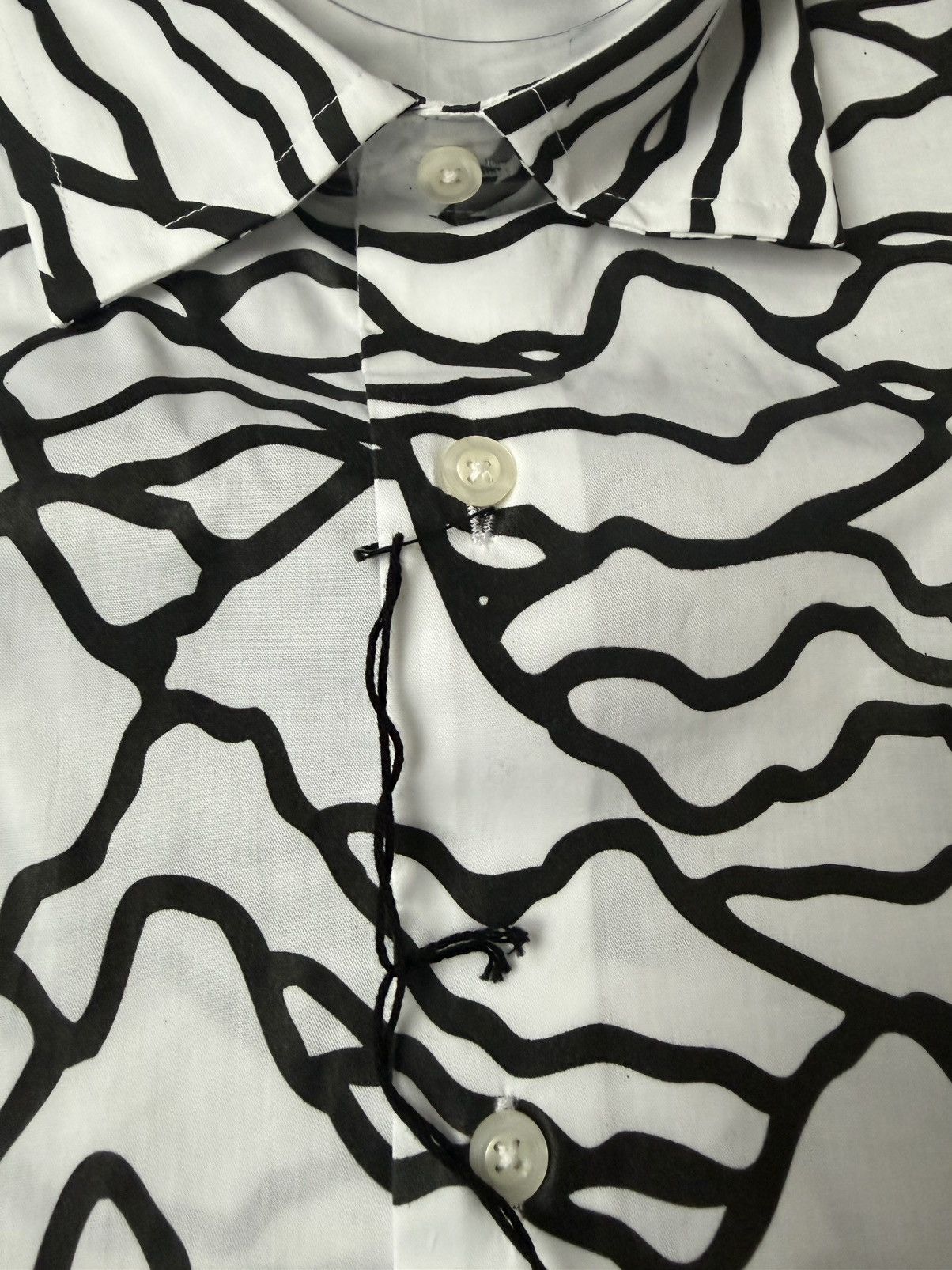 Marc Jacques Burton MJB joy division unknown pleasures shirt Size 42L - 5 Thumbnail