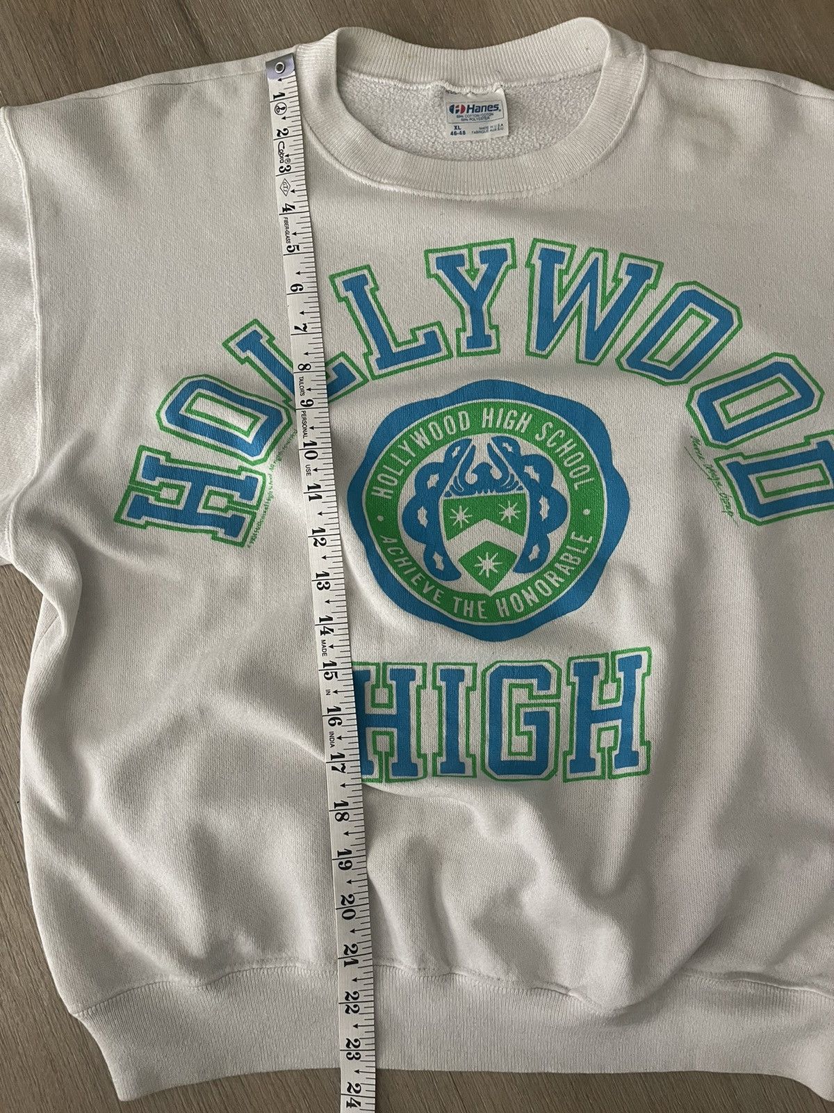 Hanes × Vintage Vintage Hollywood High Crewneck Size US XL / EU 56 / 4 - 7 Thumbnail