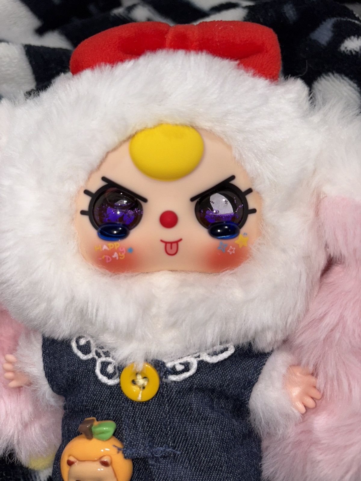 Other Baby Three Macaron SECRET LIQUID EYES Plush Keychain Size ONE SIZE - 2 Thumbnail