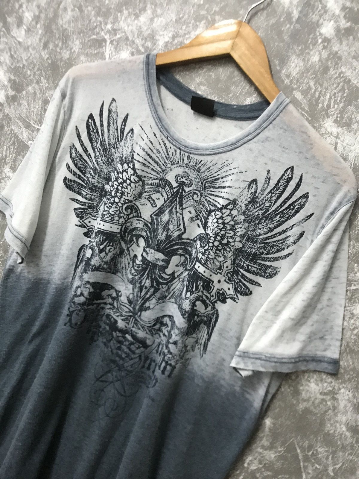 Affliction × Ed Hardy × Southpole Affliction Wings Y2K Graphic Tee Size US L / EU 52-54 / 3 - 3 Thumbnail