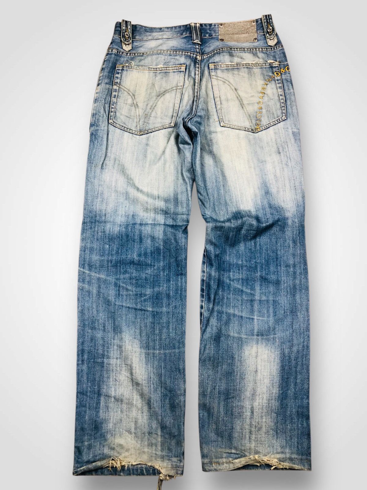 Dolce & Gabbana Dolce & Gabbana Distress Jeans (36) Size US 34 / EU 50 - 2 Thumbnail