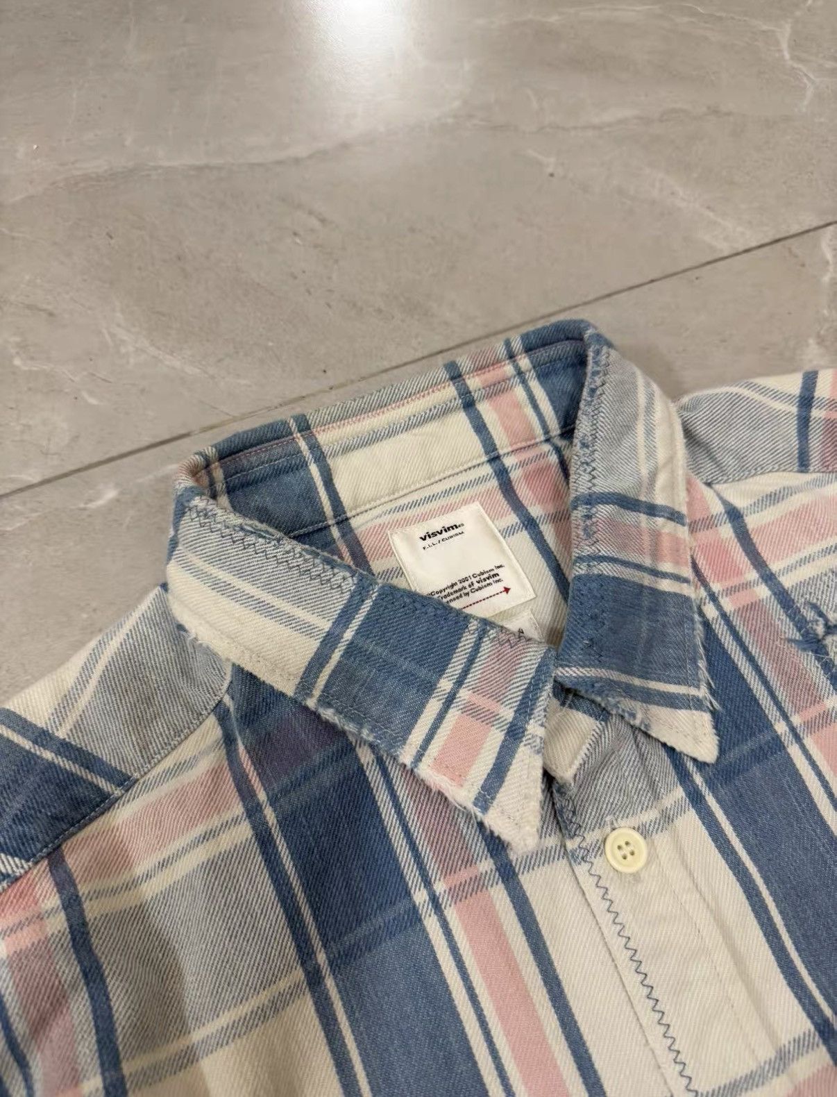 Visvim VISVIM 22SS PIONEER CHECK L/S CRASH J34 Size US XS / EU 42 / 0 - 6 Thumbnail