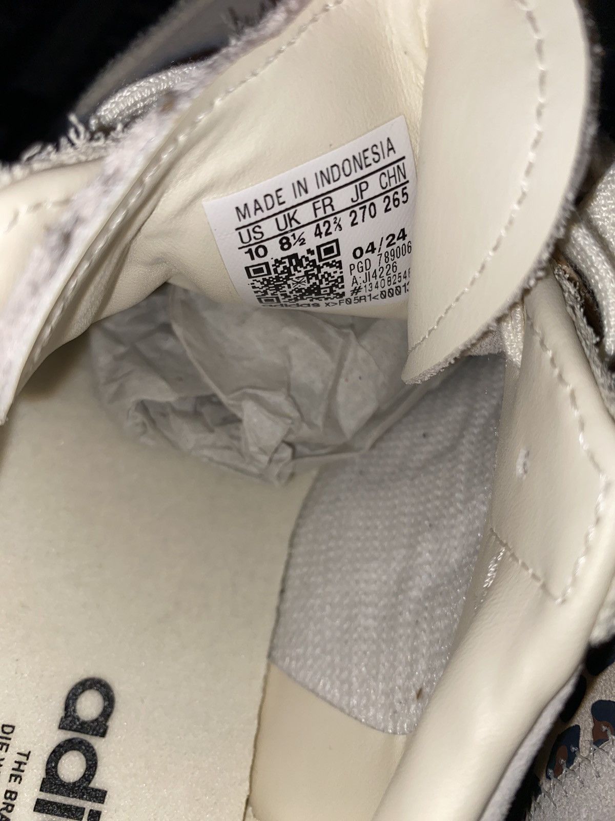 Adidas Adidas Sambae Leopard Off White (9 Mens) Size US 10 / IT 40 - 6 Thumbnail