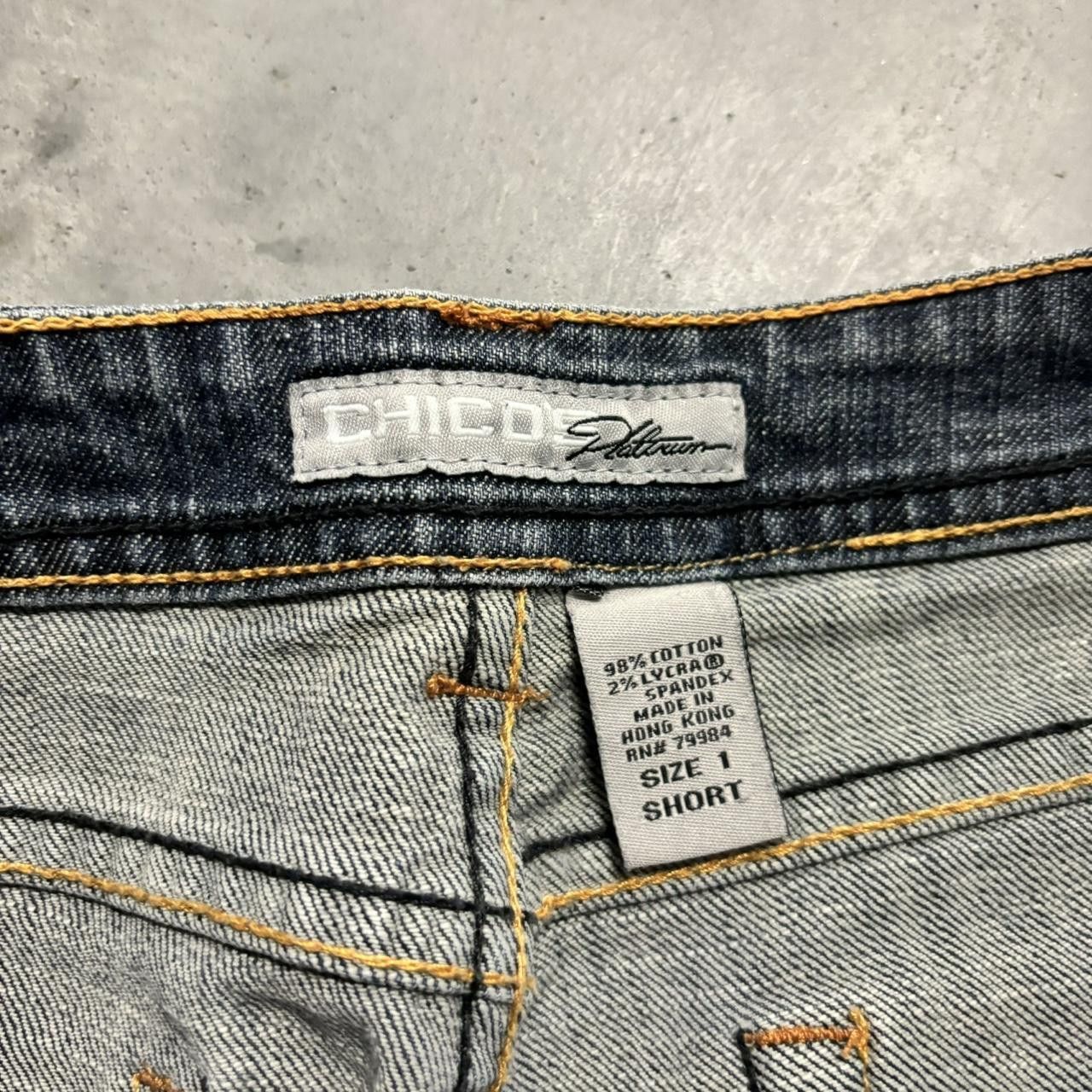 Japanese Brand × Vintage Crazy Vintage Y2K/2000s Grunge Dark Wash Denim Jeans! Size US 29 - 8 Thumbnail