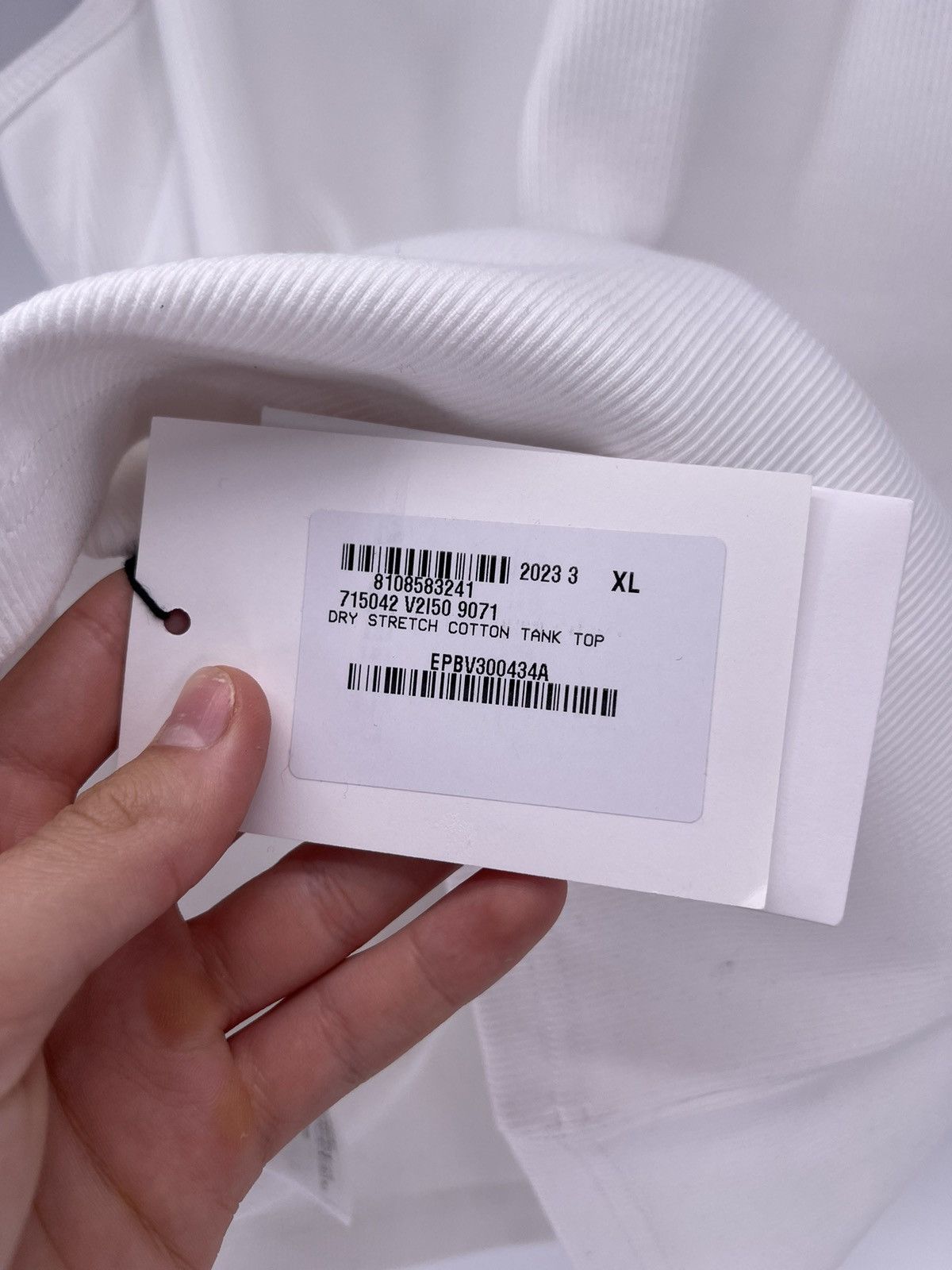 Bottega Veneta Bottega Veneta White Tank Top Size L Size US L / EU 52-54 / 3 - 6 Thumbnail