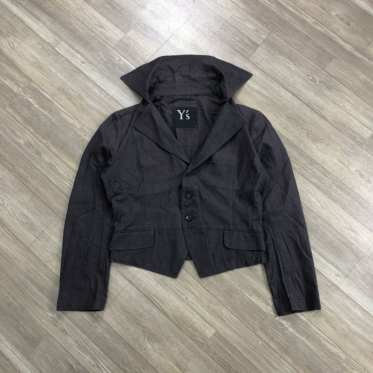 Y's 90s Vintage Yohji Yamamoto Y’s Cropped Jacket Luxury Design Size 38S - 1 Thumbnail