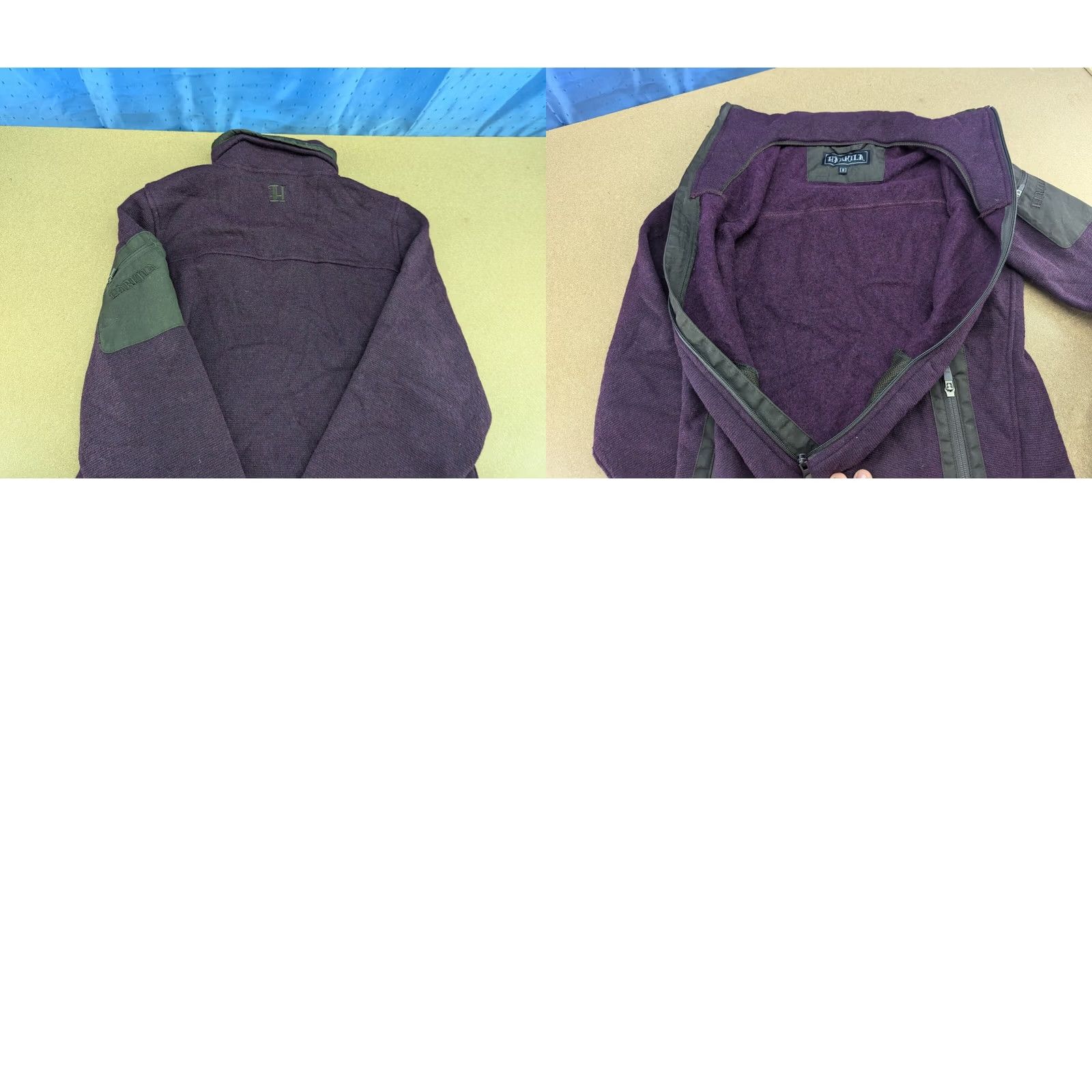 Harley Davidson Nike Shirt Womens S Purple Harkila Full Zip Outdoor Wool Blend Lightweight Moisture Wicking Thermal Running & Skiing Womens Size S / US 4 / IT 40 - 9 Thumbnail