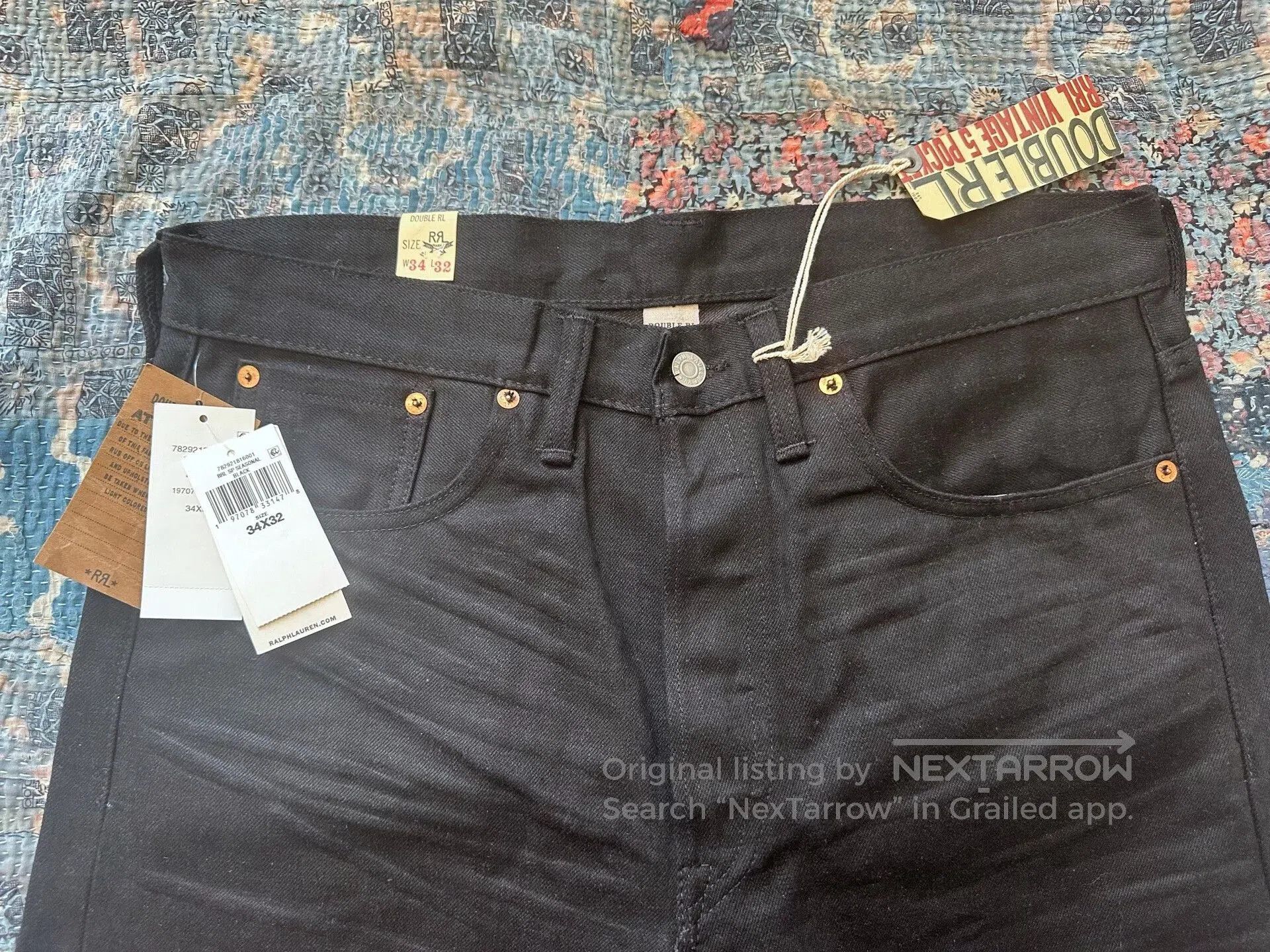 RRL Ralph Lauren rrl vintage distressed five. Size US 34 / EU 50 - 3 Thumbnail