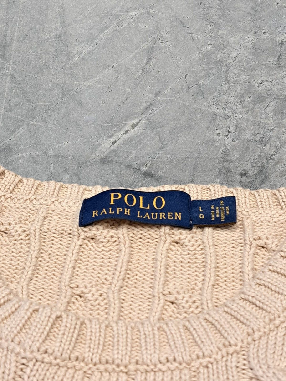Ralph Lauren Ralph Lauren Knit Sweater Beige | L Size US L / EU 52-54 / 3 - 3 Thumbnail