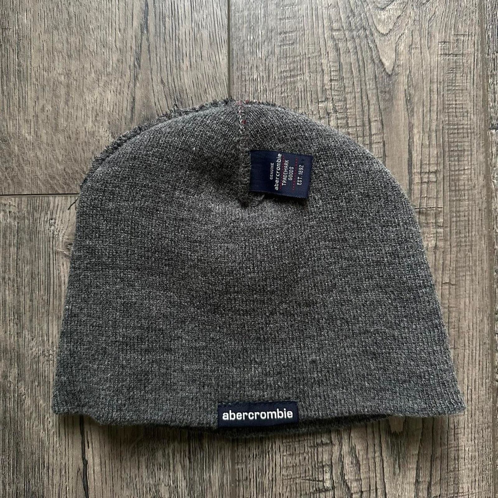 Abercrombie & Fitch × Vintage Vintage Y2K Wool Abercrombie & Fitch Beanie Skullcap Hat Size ONE SIZE - 5 Thumbnail