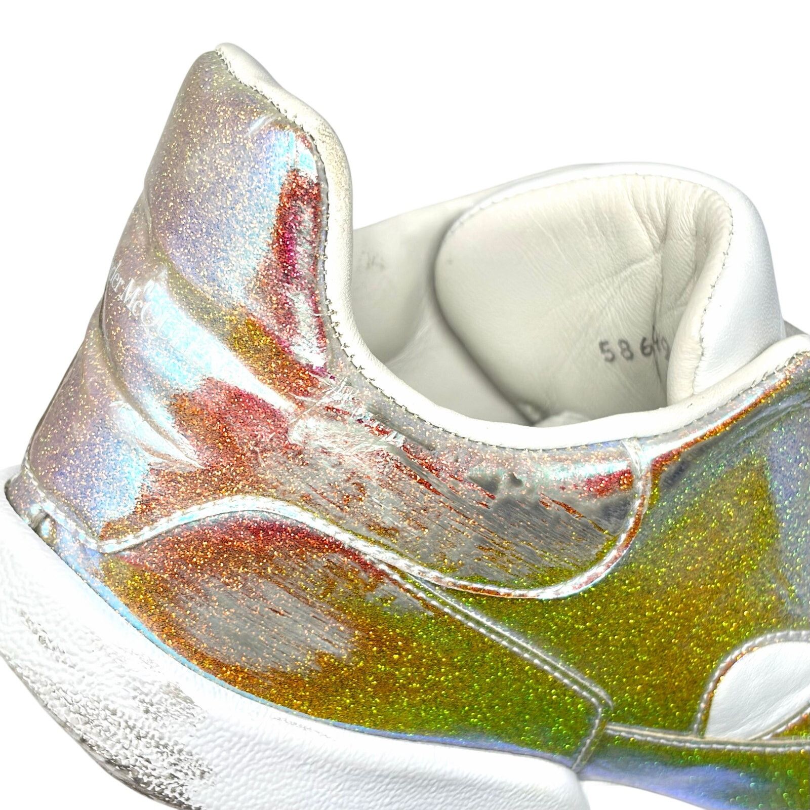 Alexander McQueen Alexander McQueen Holographic Sneakers Size US 7.5 / IT 37.5 - 12 Thumbnail