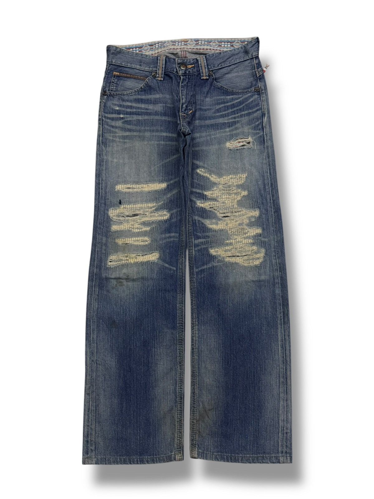 Edwin Vintage 00s Edwin 444XVS Exclusive Vintage Denim Jeans | W32 Size US 32 / EU 48 - 2 Thumbnail