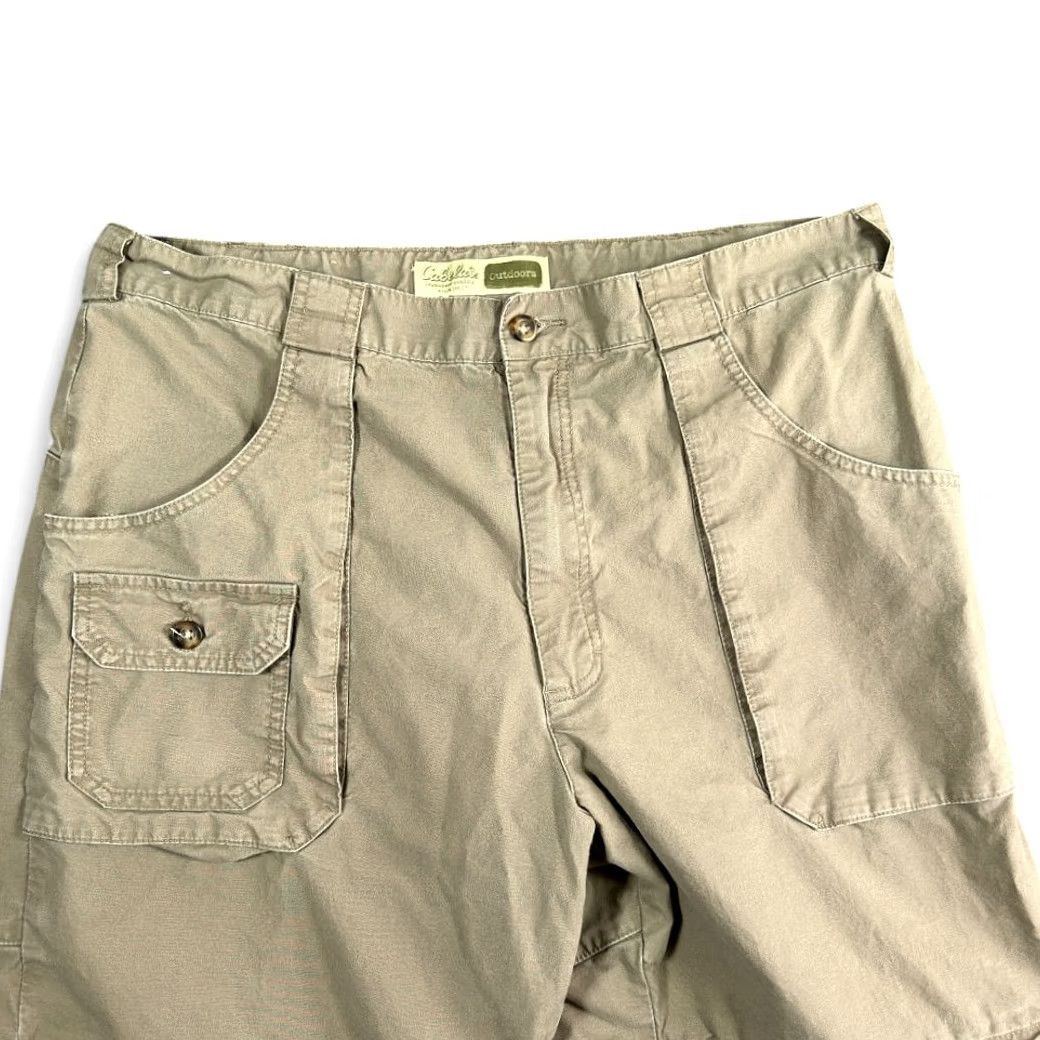 Vintage VINTAGE Cabela's Cargo Pants Mens 36x30 Brown Khaki Convertible Zip Pants Hiking Outdoor Y2K Mens Size US 36 / EU 52 - 3 Thumbnail