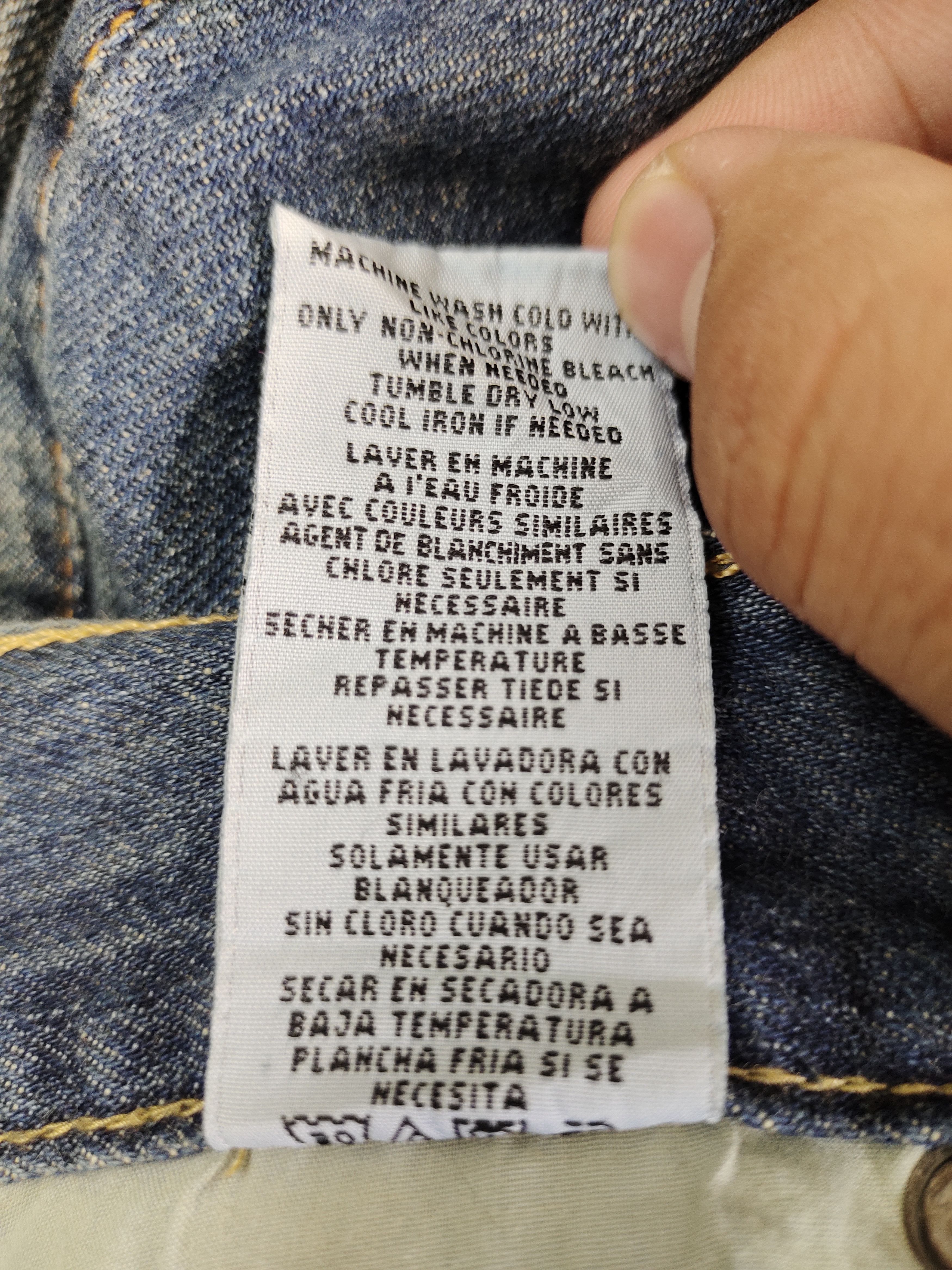 If Six Was Nine Flare Jeans Marc Ecko Cut & Sew Denim Boot Cut Streetwear Size US 30 / EU 46 - 18 Thumbnail